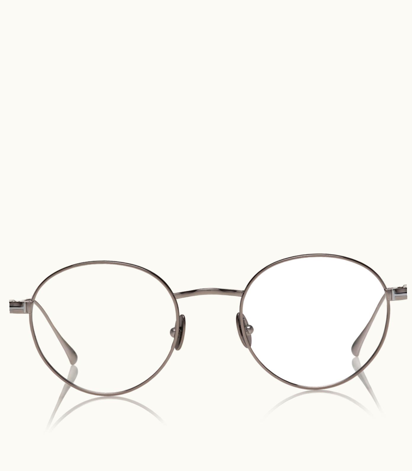 Tom Ford Tom Ford Titanium Leather Temple Optical