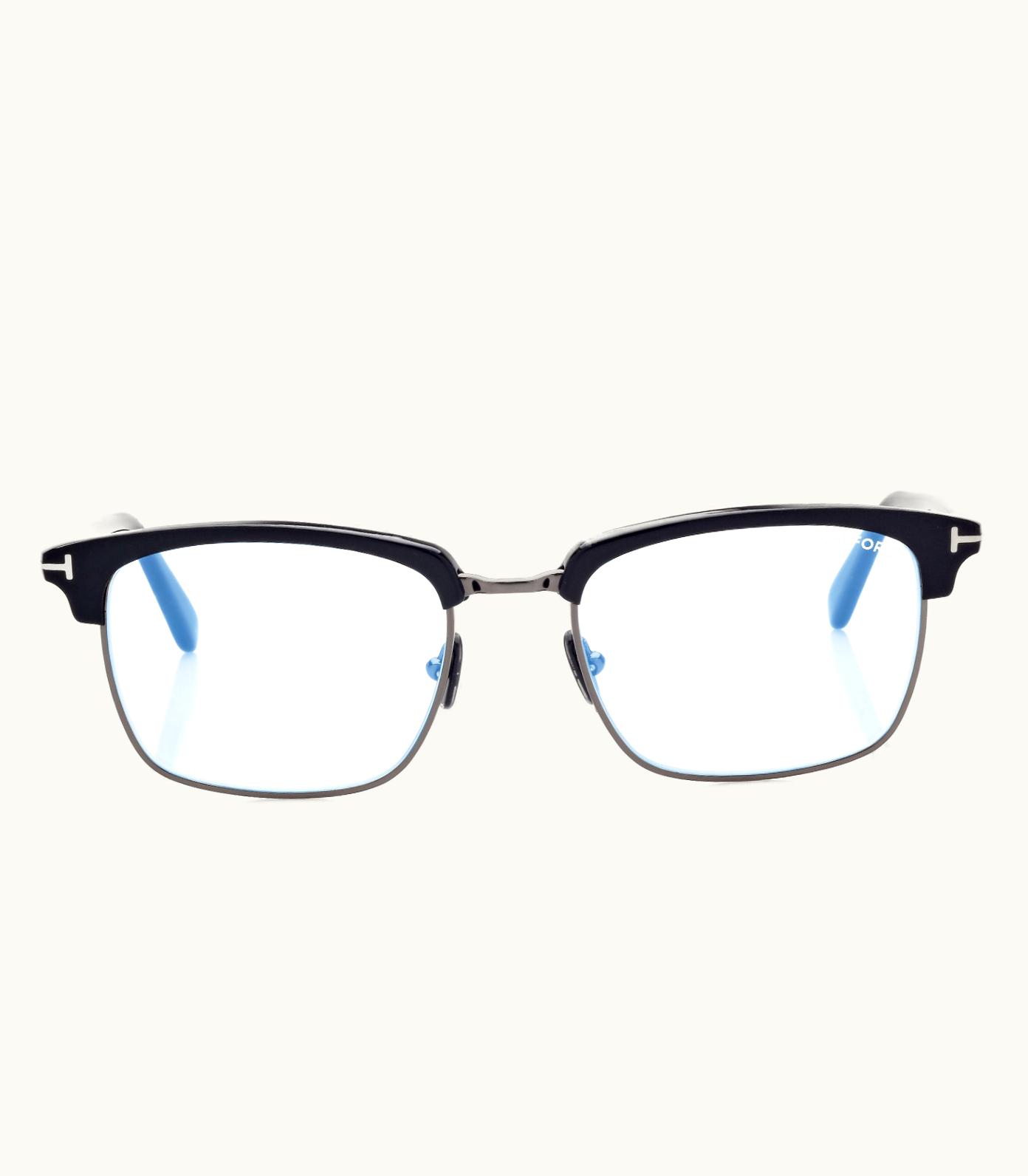 Tom Ford Tom Ford Blue Block Square Shape Opticals FT5801-B