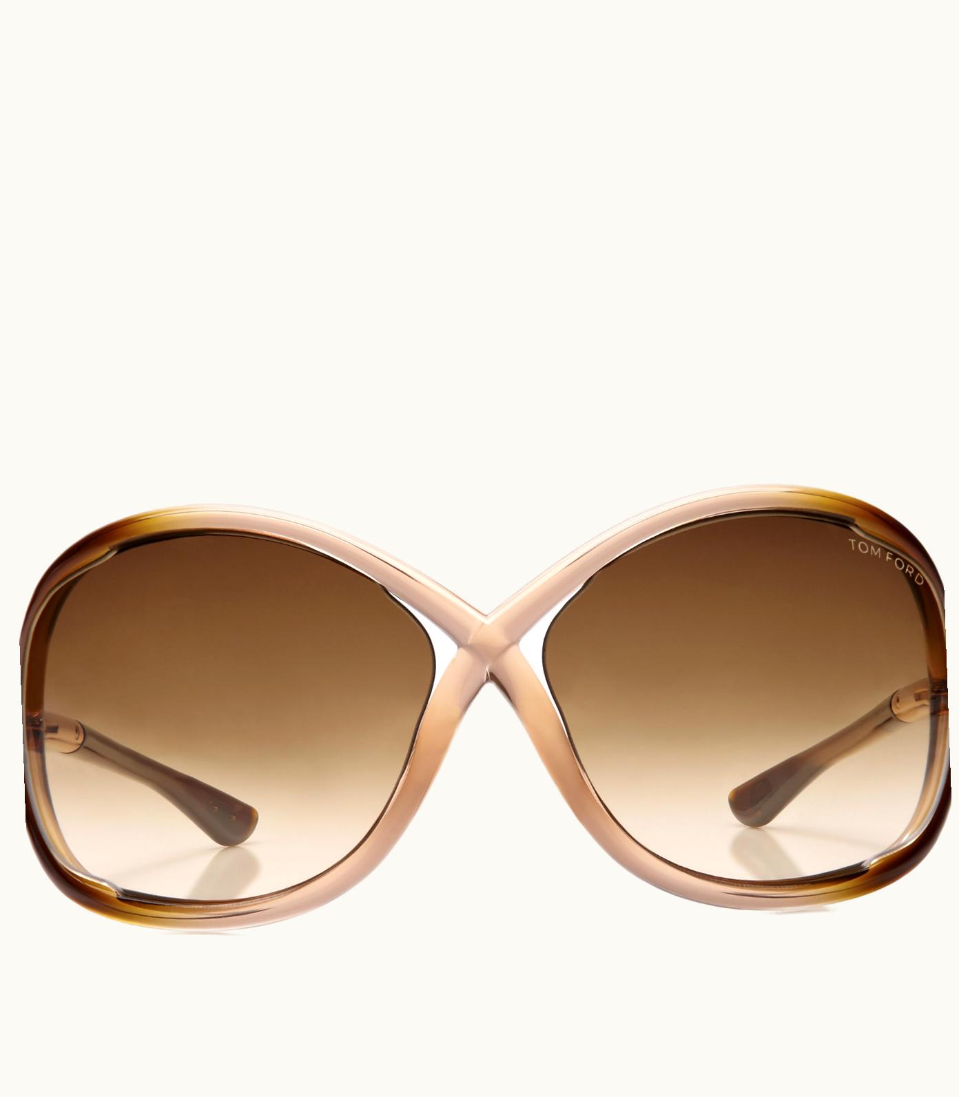 Tom Ford Tom Ford Whitney Oversized Soft Round Sunglasses