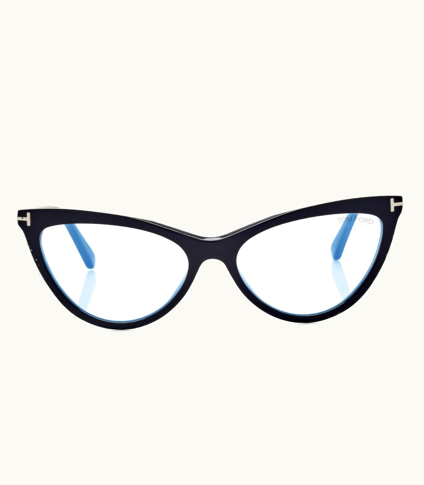Tom Ford Tom Ford Magnetic Clip Blue Block Cat Eye Opticals