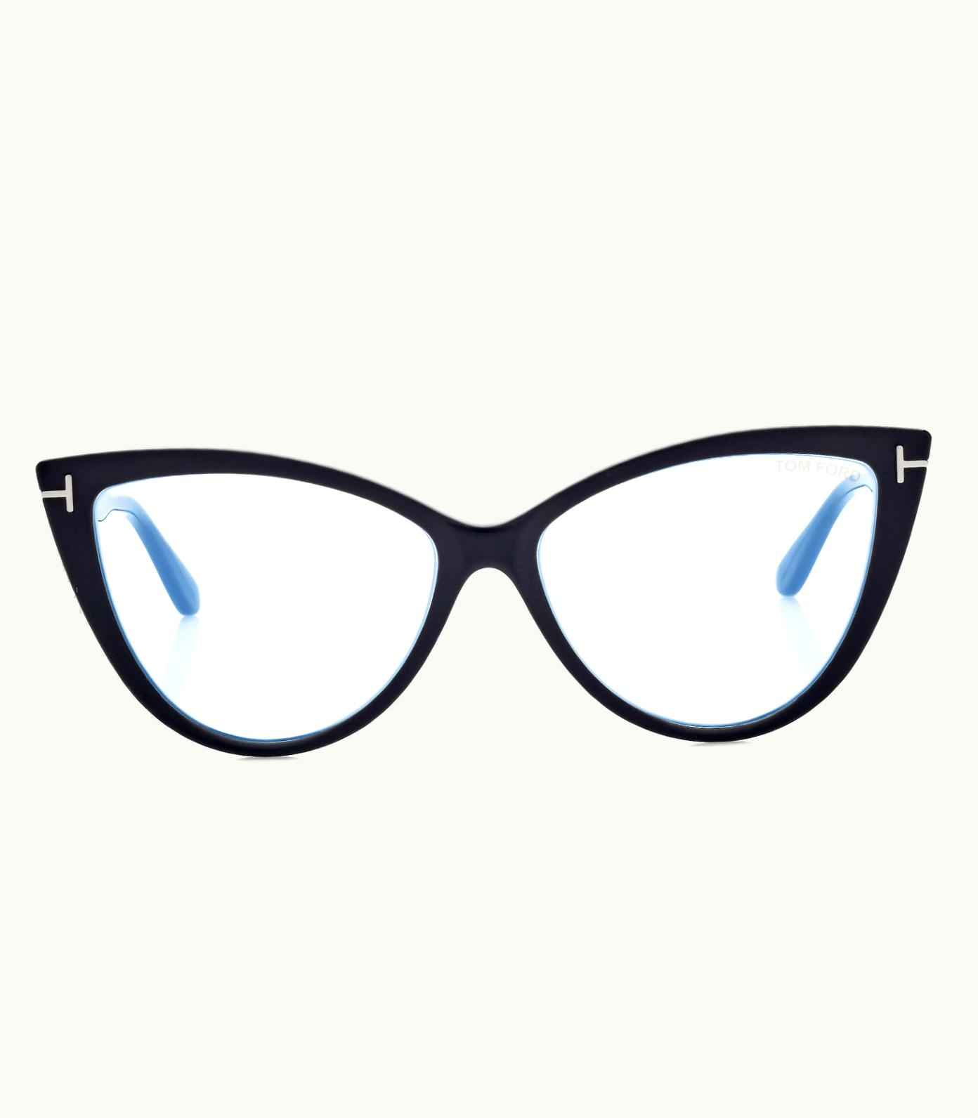 Tom Ford Tom Ford Blue Block Cat Eye Opticals FT5843-B