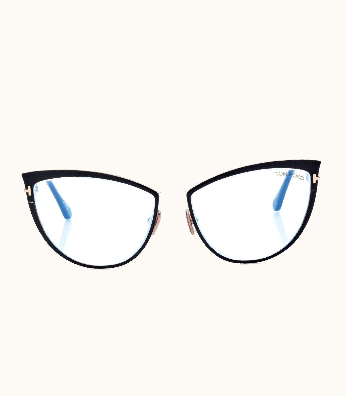Tom Ford Tom Ford Blue Block Cat Eye Opticals FT5877-B