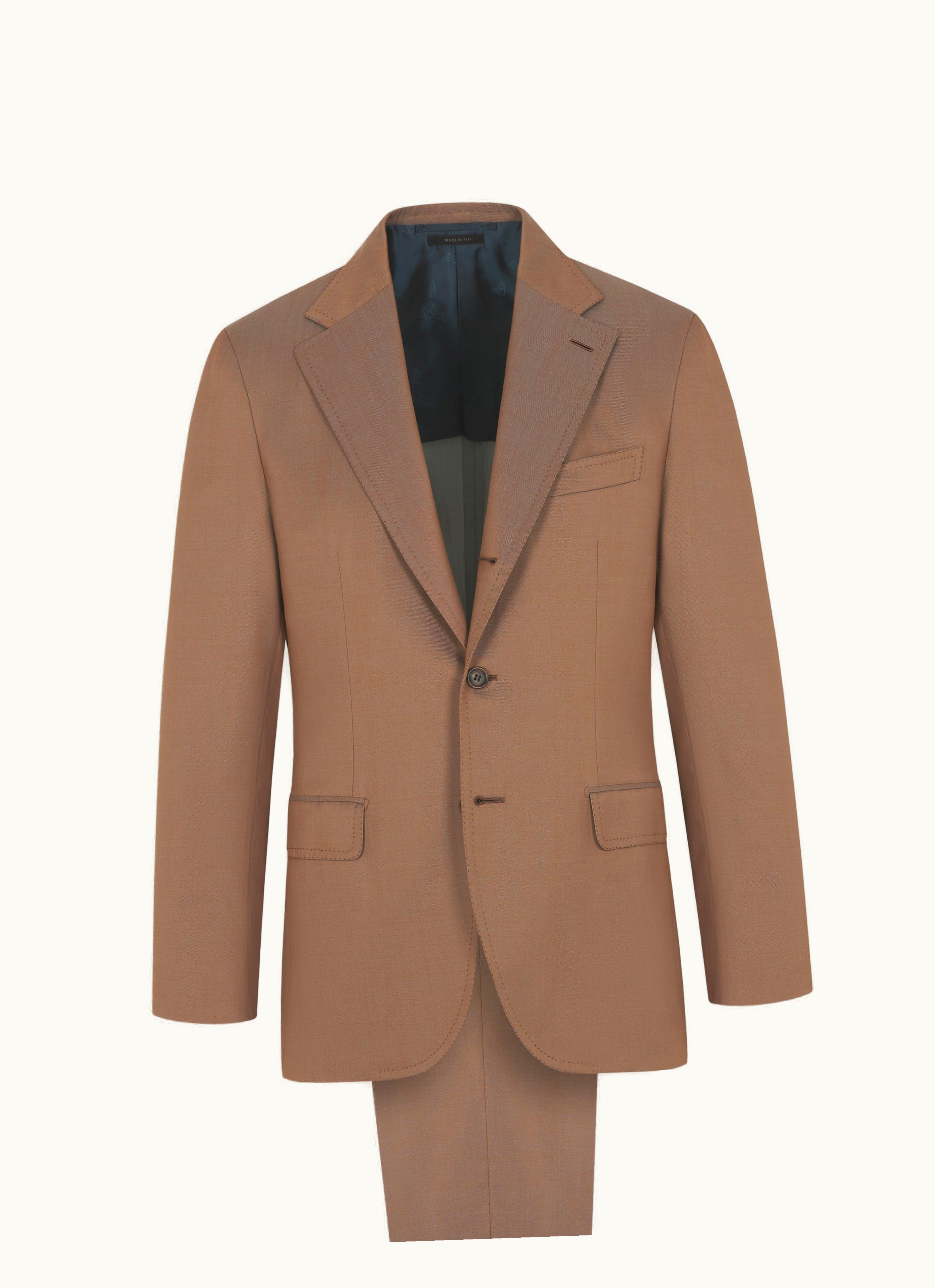 Brioni Brioni Light Brown Super 150's Wool Amalfi Suit