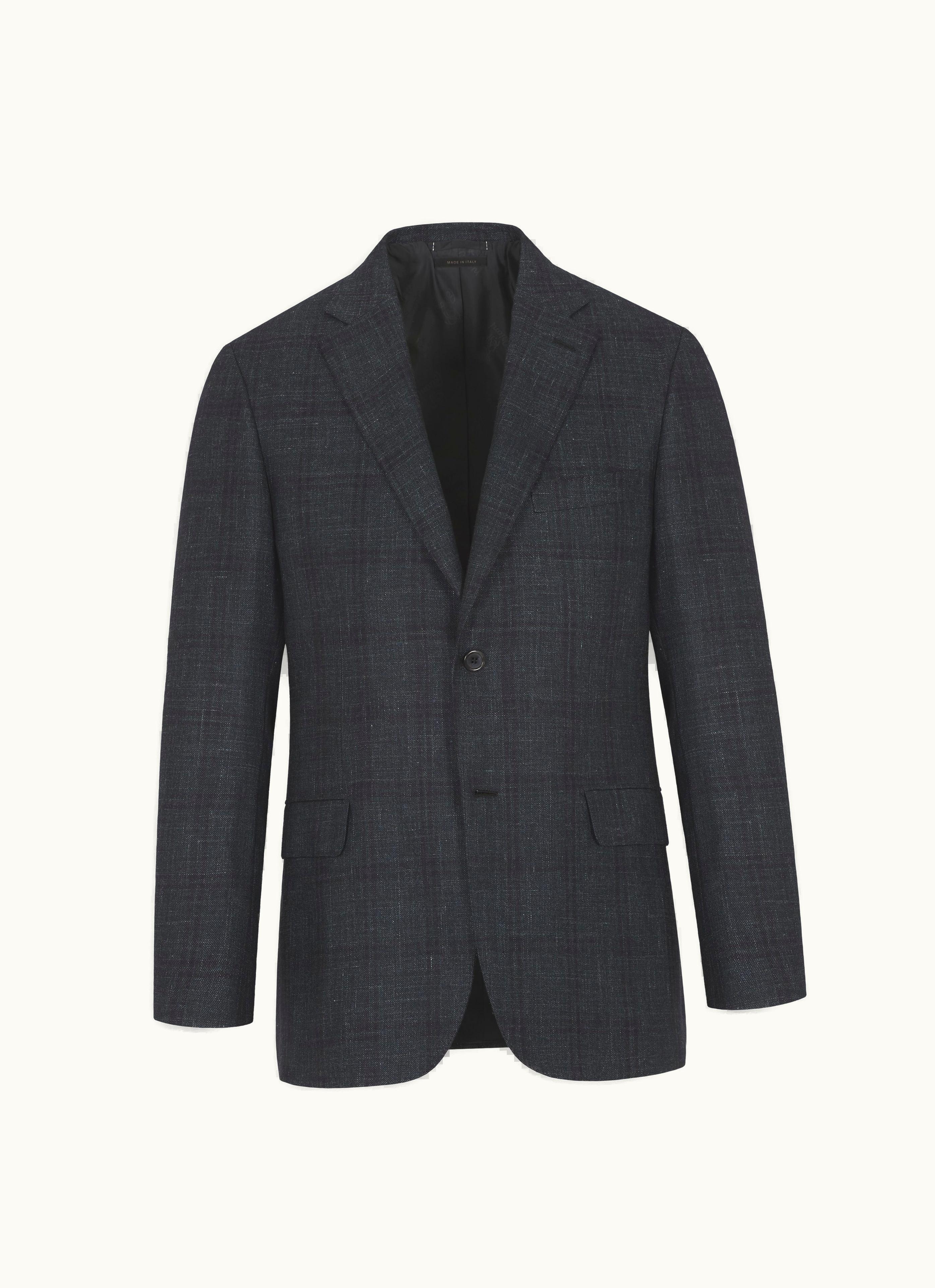 Brioni Brioni Dark Green And Black Checked Cashmere Ravello Jacket
