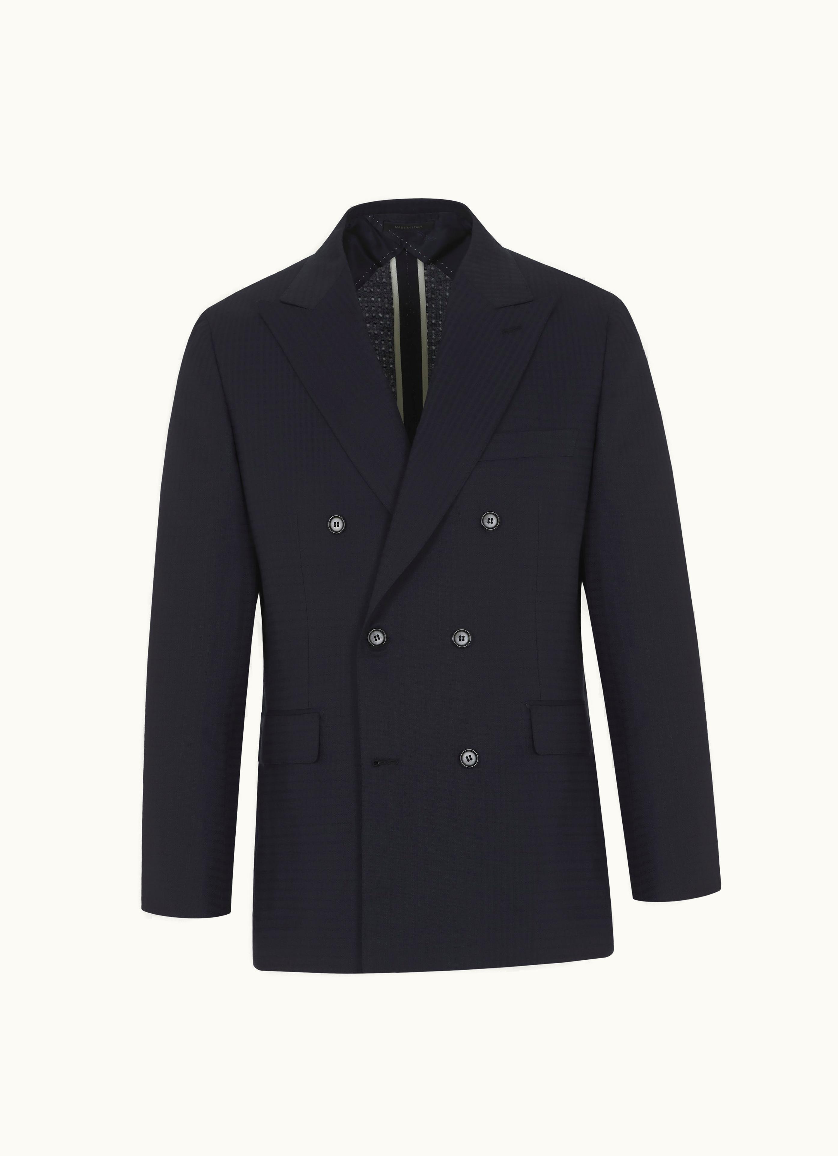 Brioni Brioni Midnight Blue Super 150's Wool Leggiadro one-and-a-half-breasted Jacket
