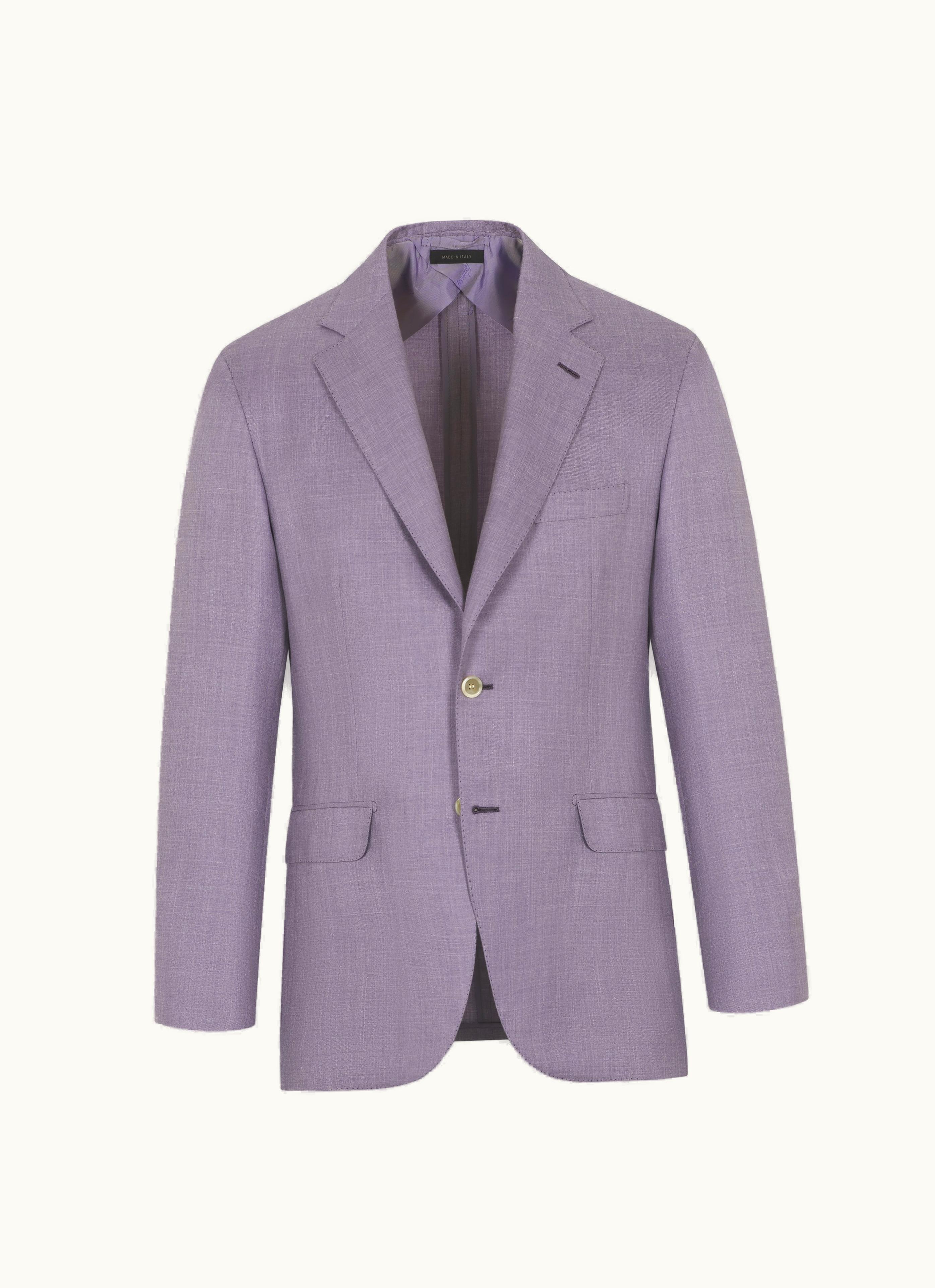 Brioni Brioni Lilac Cashmere, Silk And Linen Plume Jacket