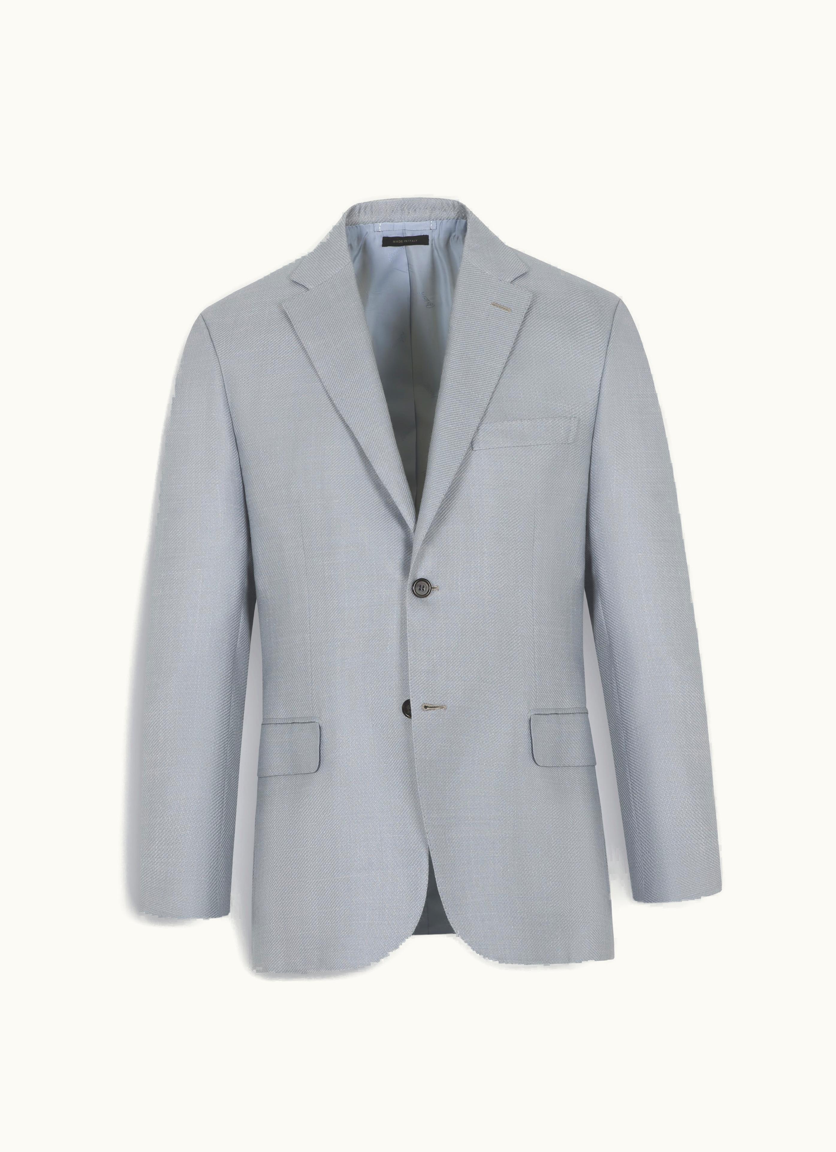 Brioni Brioni Grey Cashmere, Silk And Linen Ravello Jacket