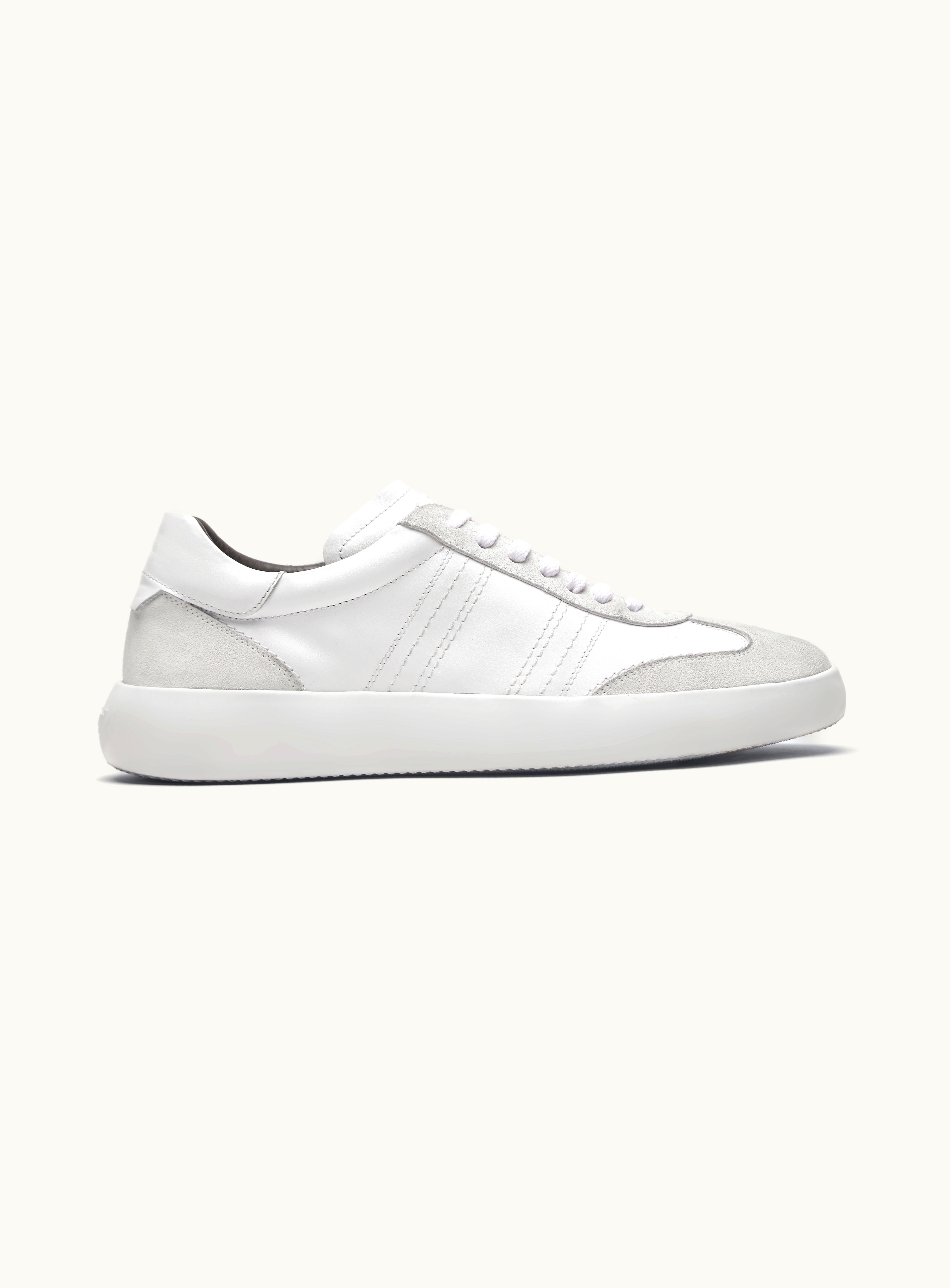 Brioni Brioni White Suede And Calf Leather Sneakers 811245997