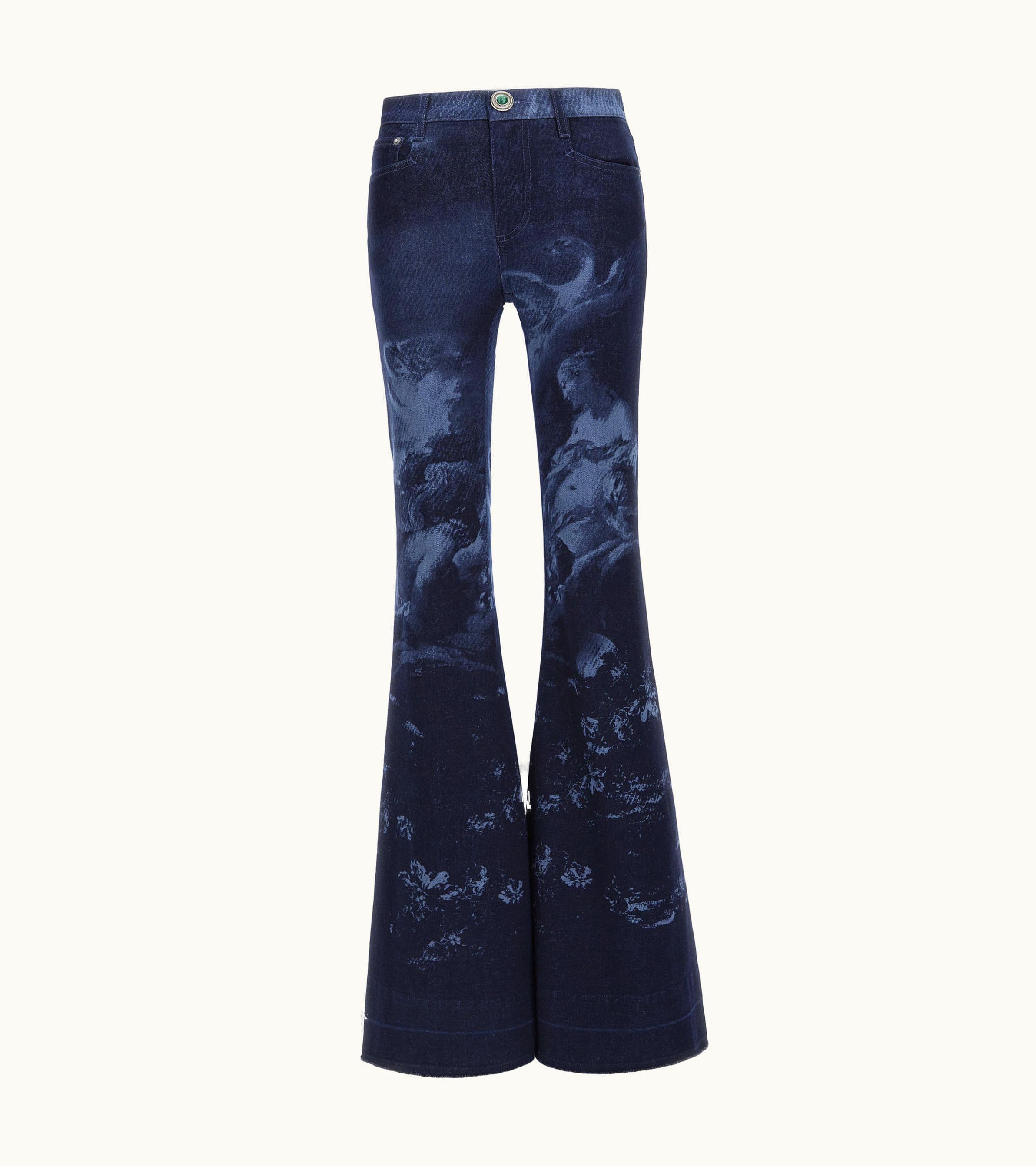 Roberto Cavalli Roberto Cavalli Wild Leda Flared Jeans Denim Dark Blue