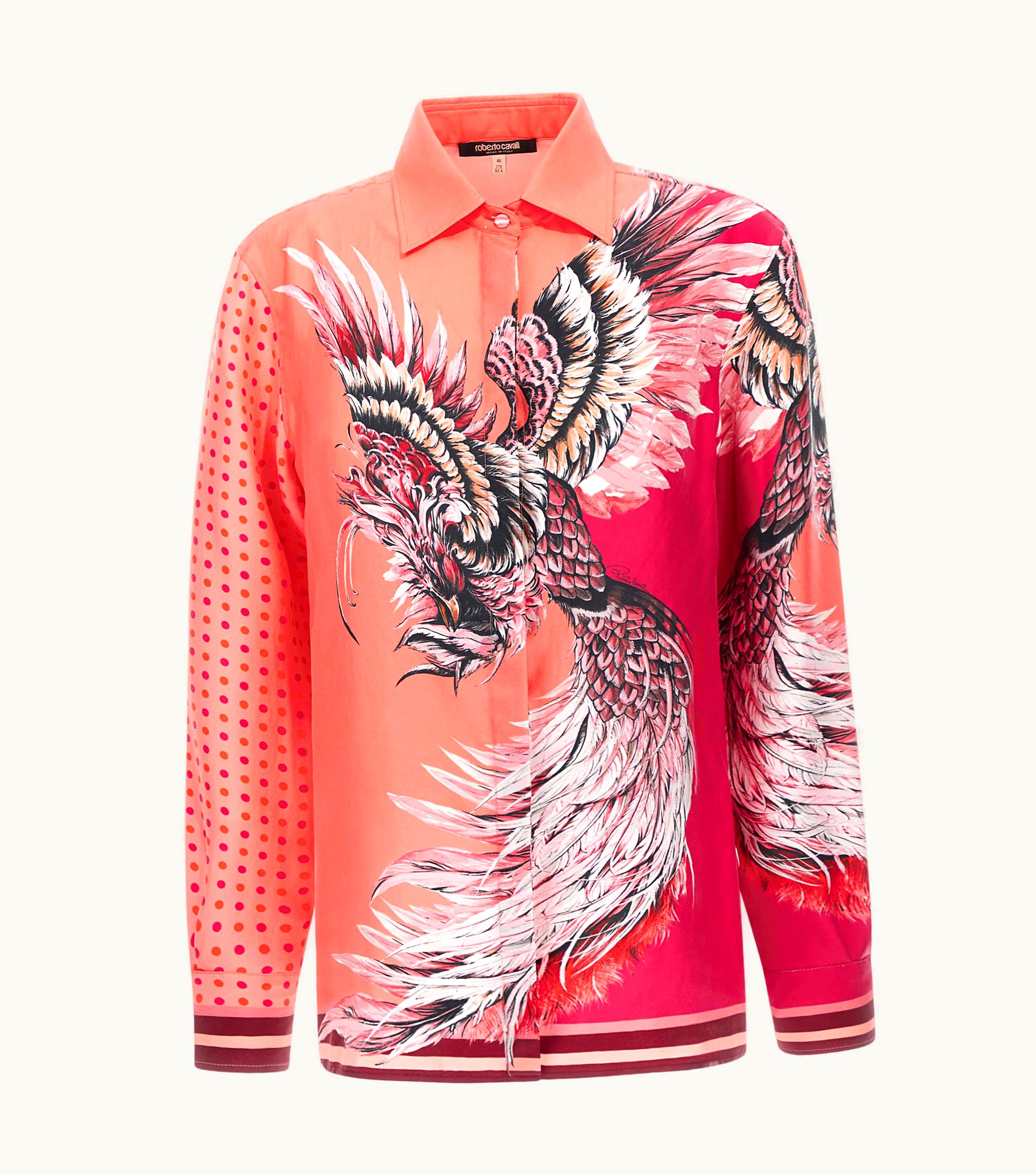 Roberto Cavalli Roberto Cavalli Bird Patchwork Print Shirt | Women