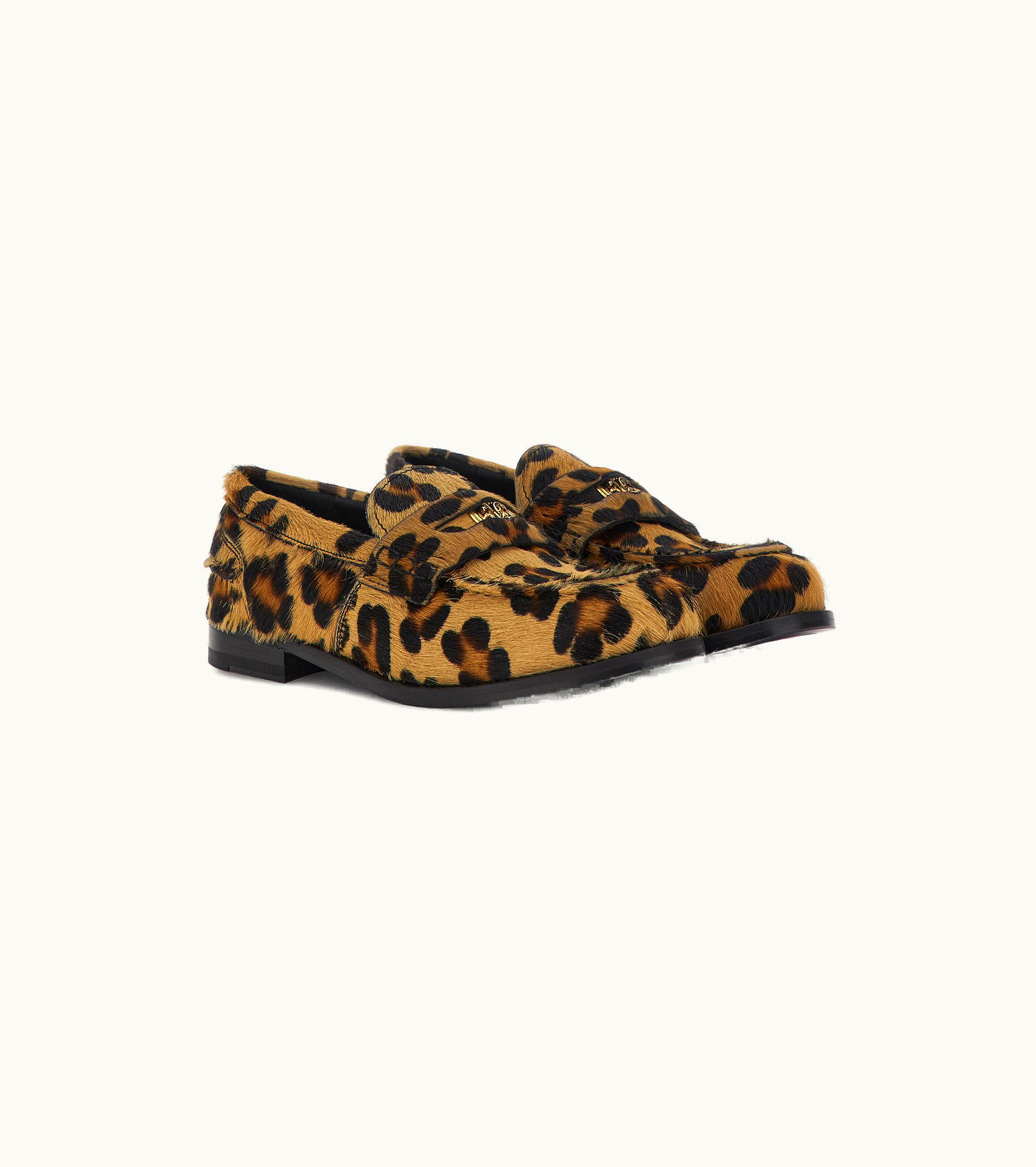 Roberto Cavalli Roberto Cavalli Leopard Print Calf Hair Loafers Maculato