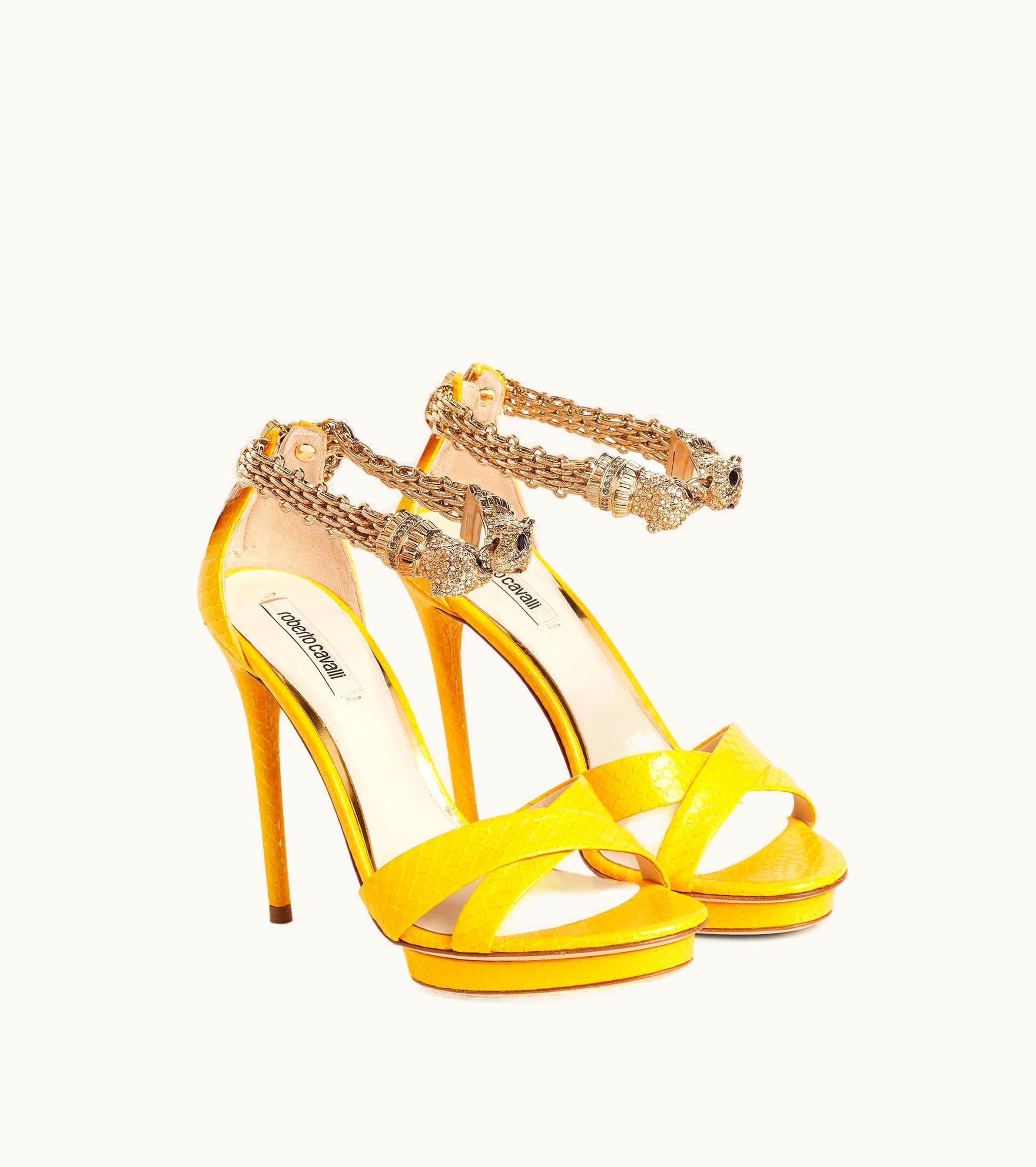 Roberto Cavalli Roberto Cavalli Sandal Yellow