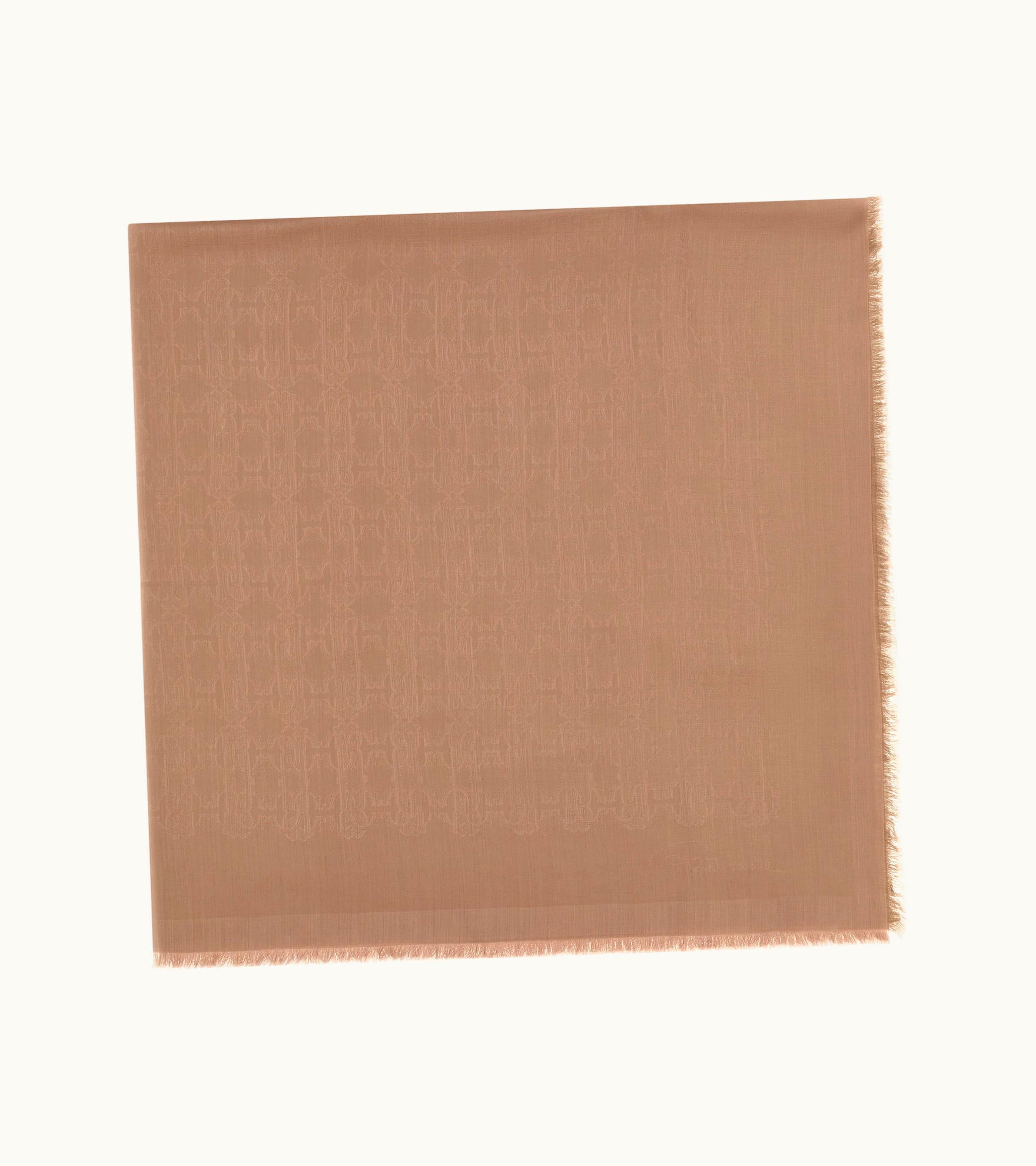 Roberto Cavalli Roberto Cavalli Shawl With Rc Monogram Print Sand