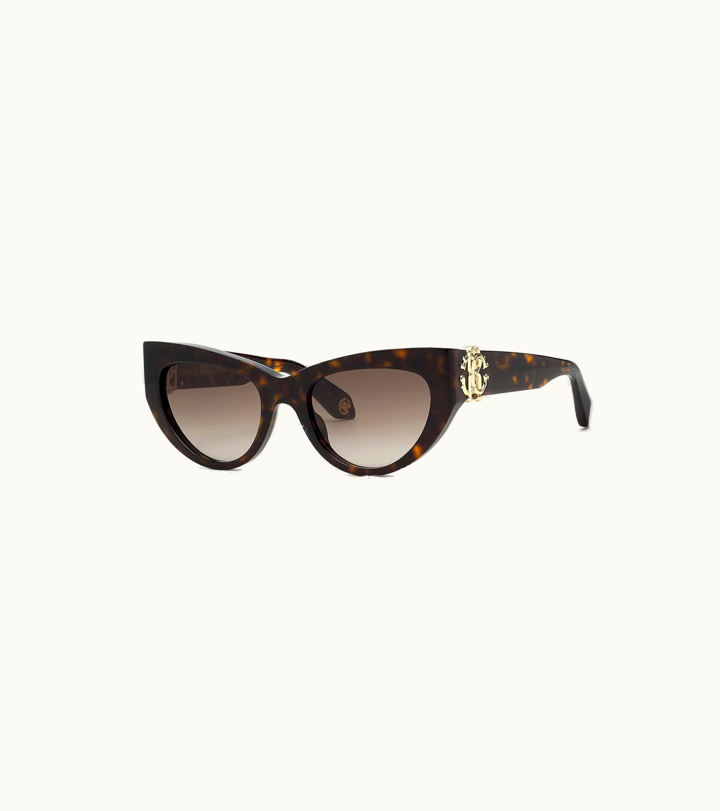 Roberto Cavalli Roberto Cavalli Sunglasses - Monogram Collection Shiny Dark Havana