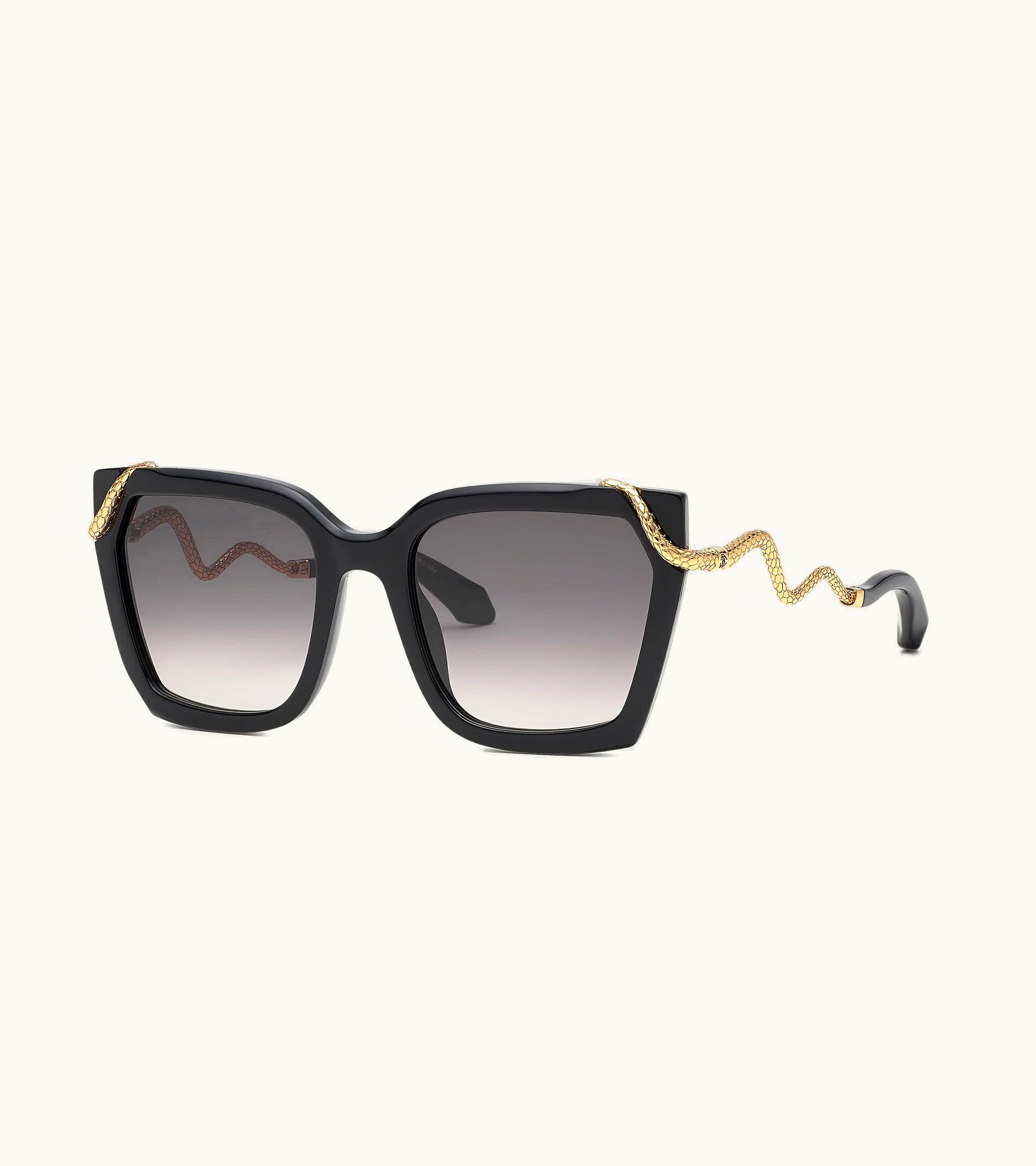 Roberto Cavalli Sunglasses Roberto Cavalli - Snake Collection Black RALD76-ID079-D9889