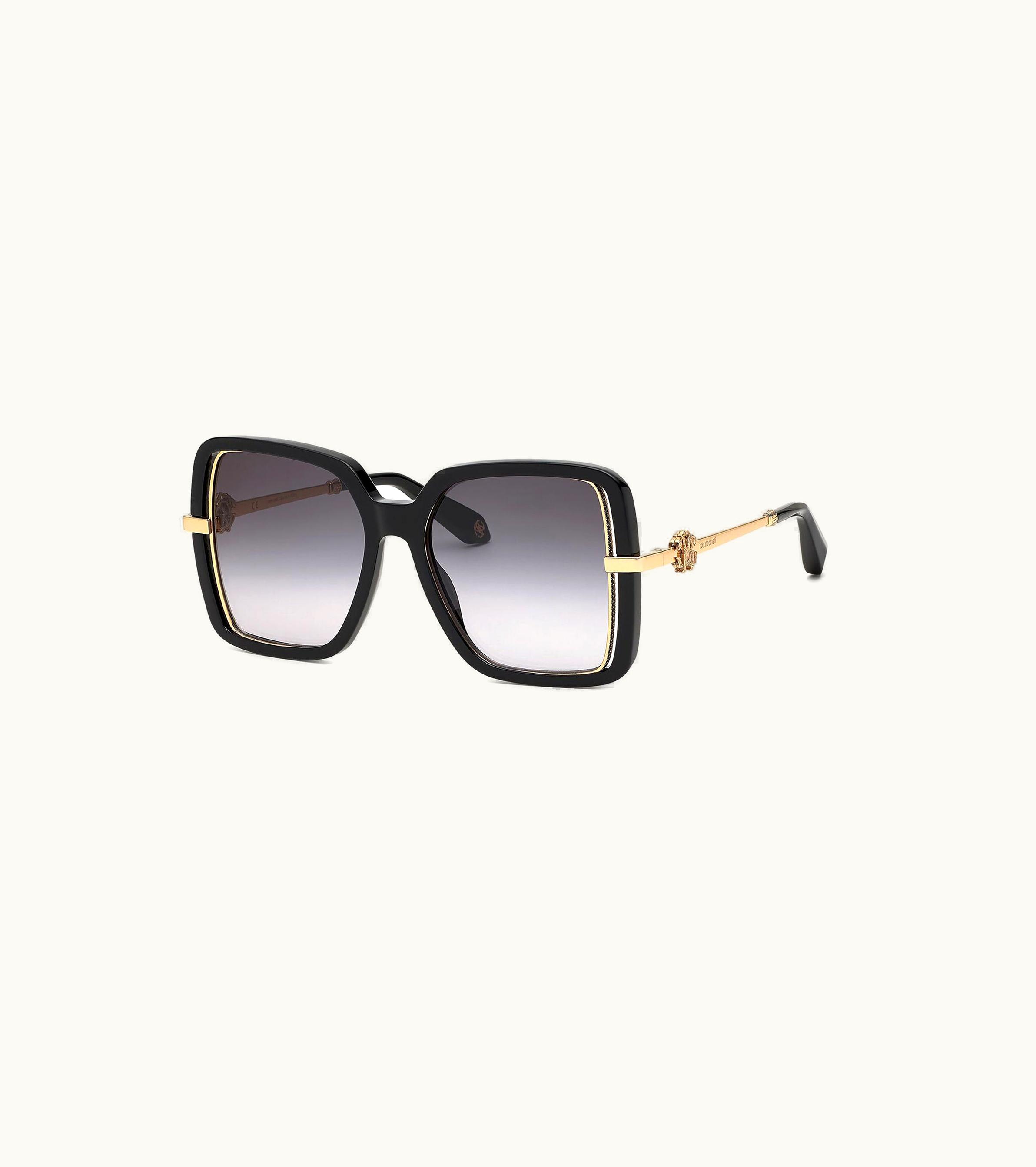 Roberto Cavalli Roberto Cavalli Monogram Sunglasses Shiny Black