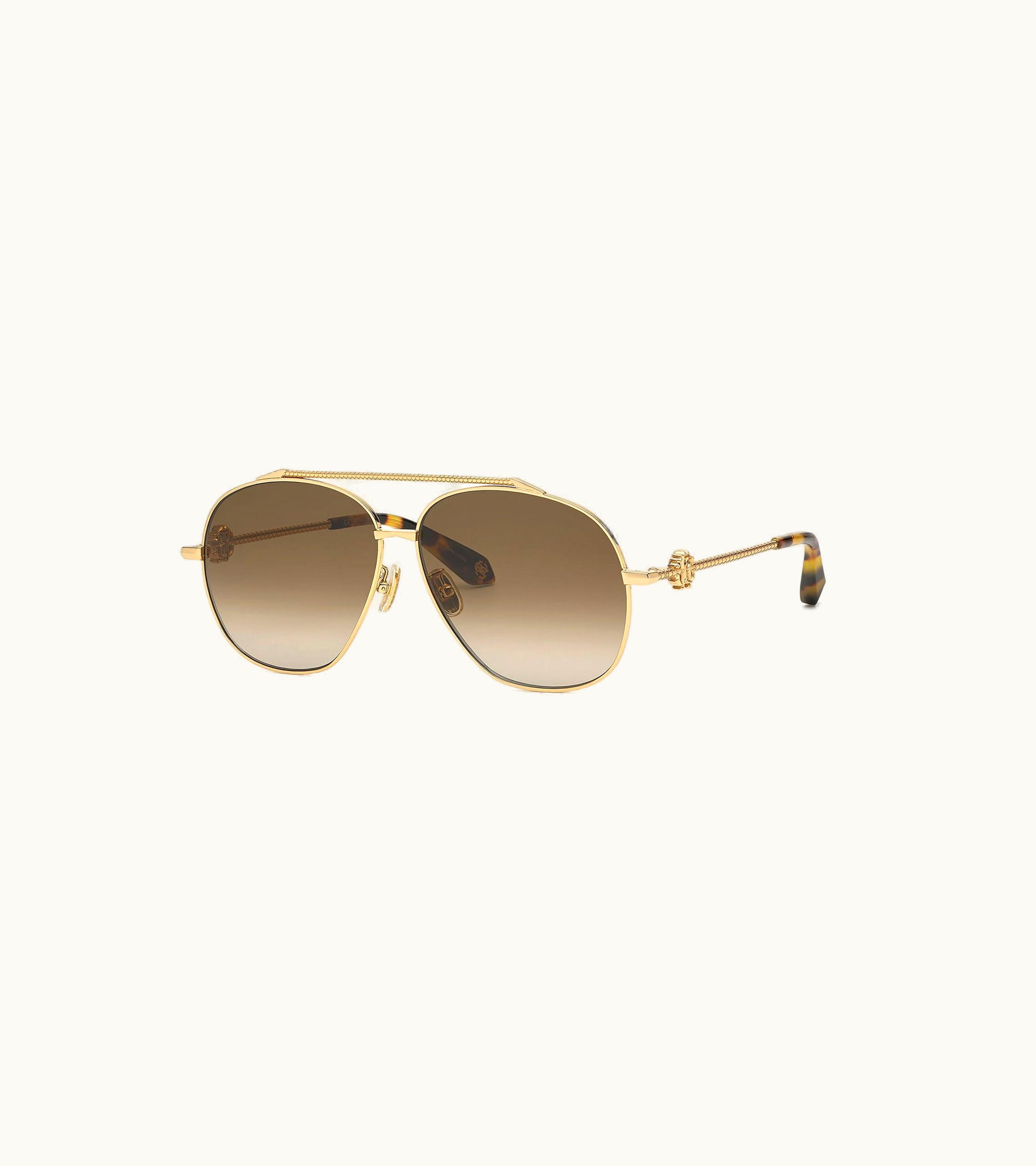 Roberto Cavalli Roberto Cavalli Sunglasses - Monogram Collection Shiny Rose Gold
