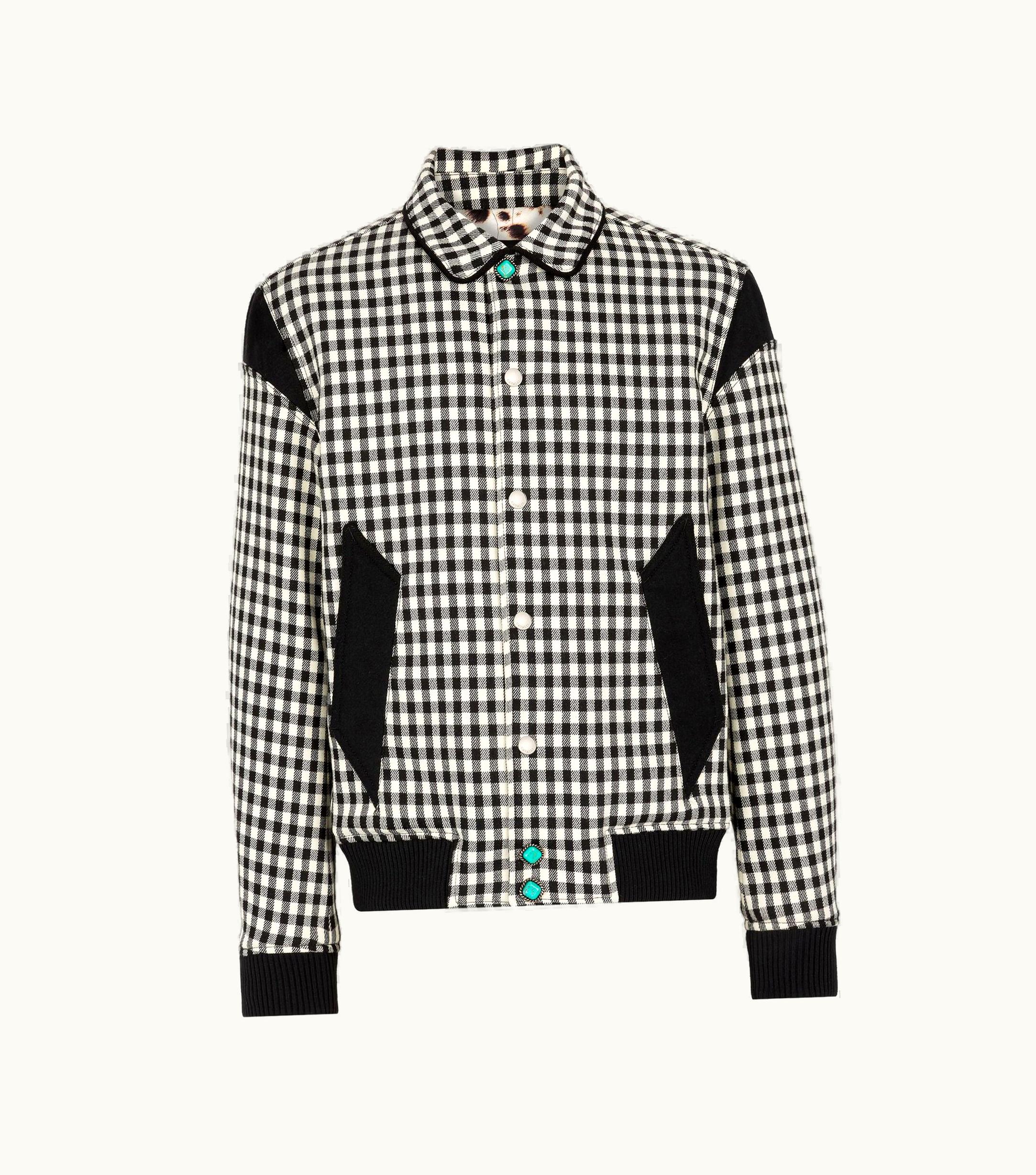 Roberto Cavalli Roberto Cavalli Gingham Jacket Black