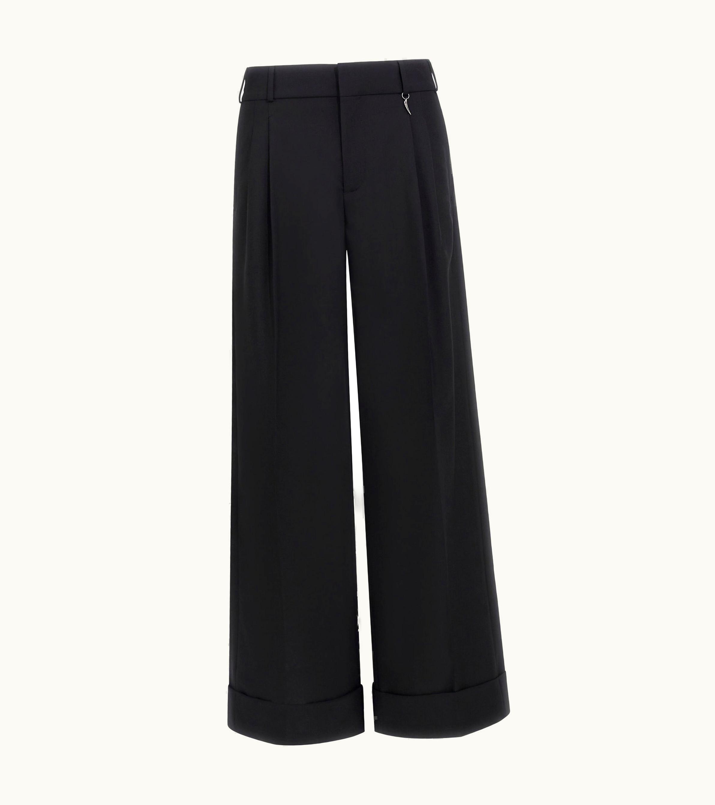 Roberto Cavalli Roberto Cavalli Trousers With Fang Detail Black