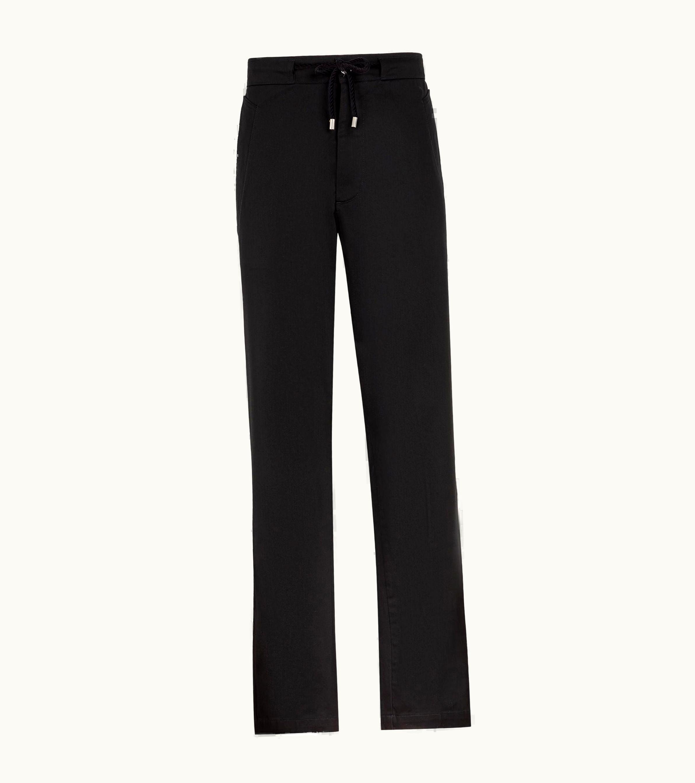 Roberto Cavalli Roberto Cavalli Logo-embroidered Cotton Trousers Black