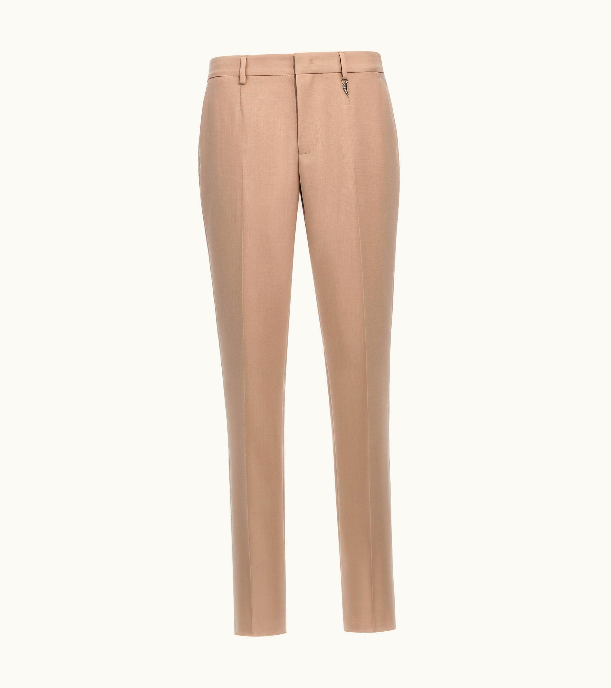Roberto Cavalli Roberto Cavalli Tailored Pants With Fang Light Brown