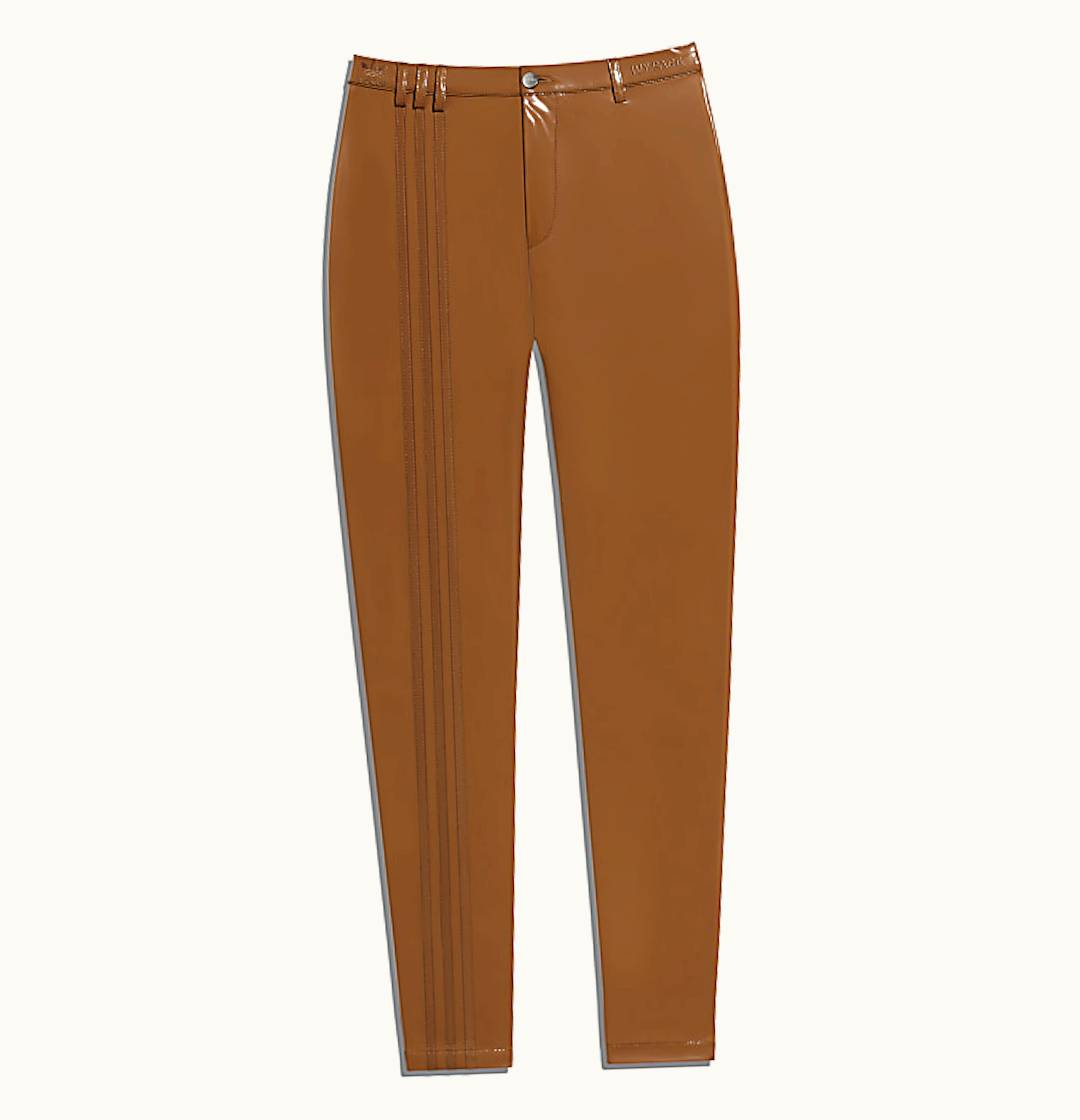 Adidas adidas Ivy Park Latex Pants Plus Size Wild Brown