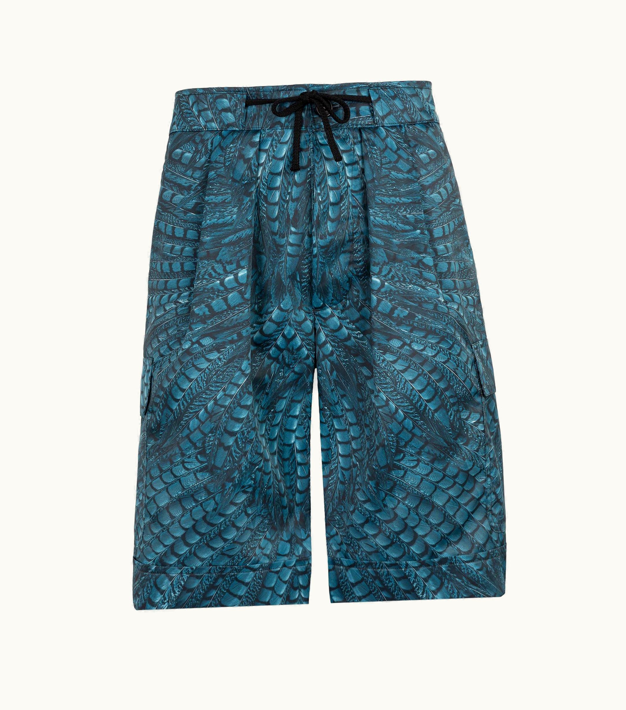 Roberto Cavalli Roberto Cavalli Falcon Print Swim Shorts Blu