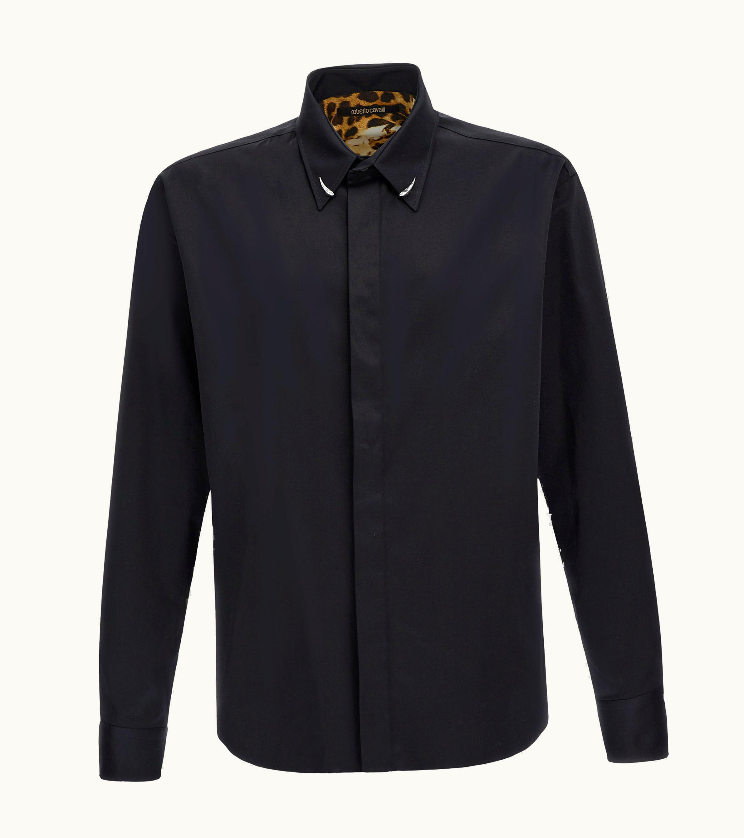 Roberto Cavalli Roberto Cavalli Fang Shirt Black