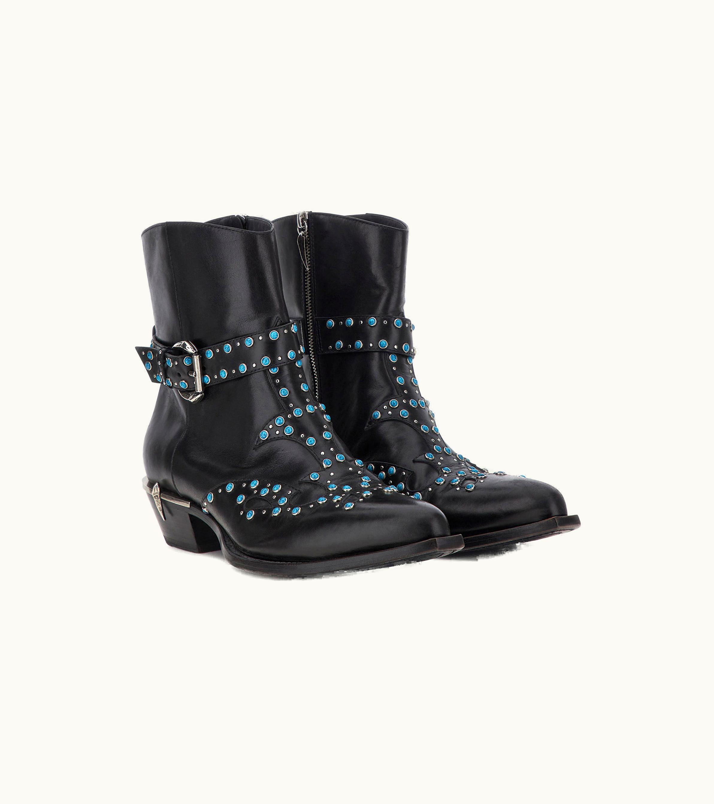 Roberto Cavalli Roberto Cavalli Cowboy Boots Black