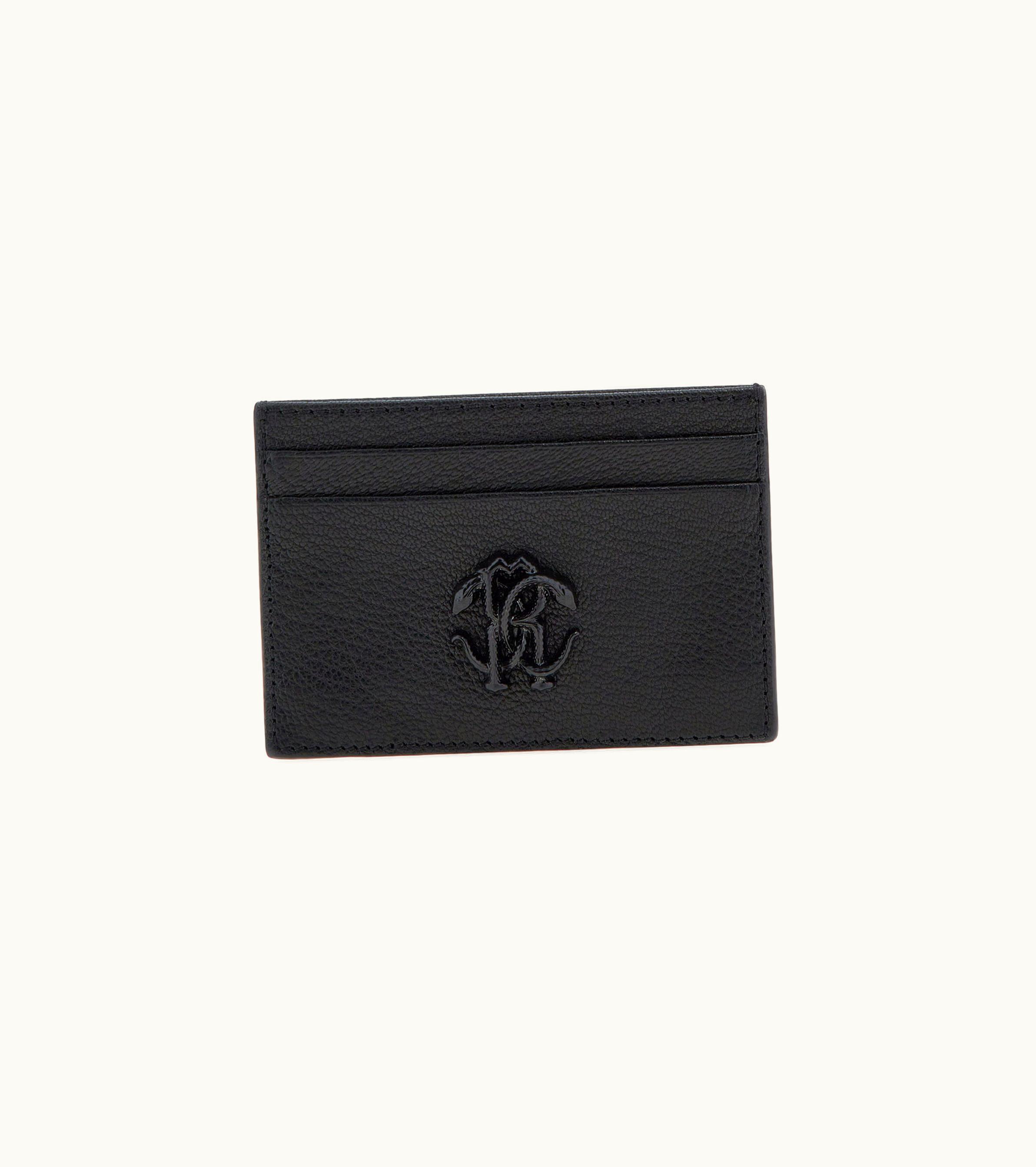 Roberto Cavalli Roberto Cavalli Cardholder With Monogram Rc Black SRA003-PZ099-05051