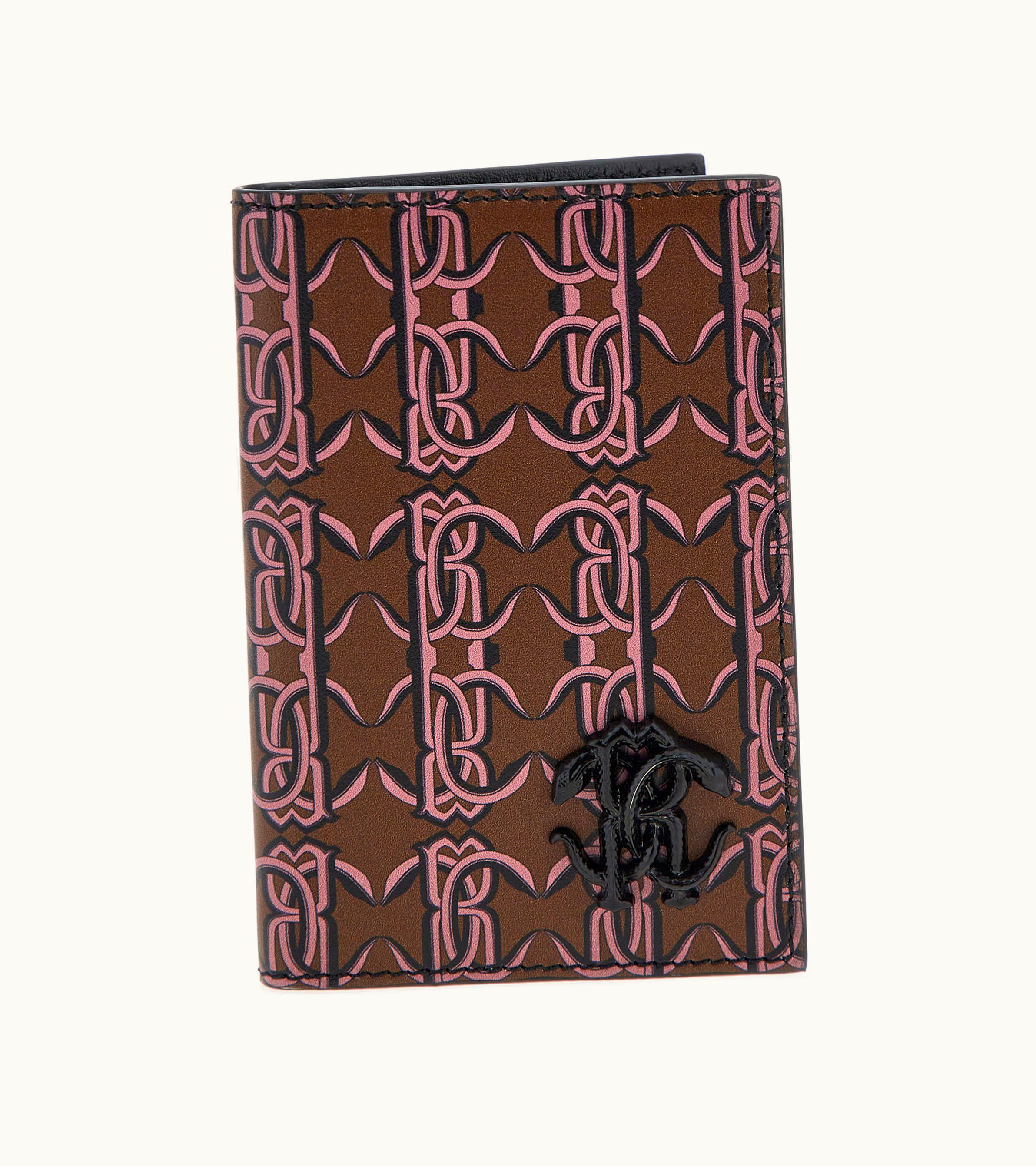 Roberto Cavalli Roberto Cavalli Cardholder With Monogram Rc Brown SRA001-FT169-T0023