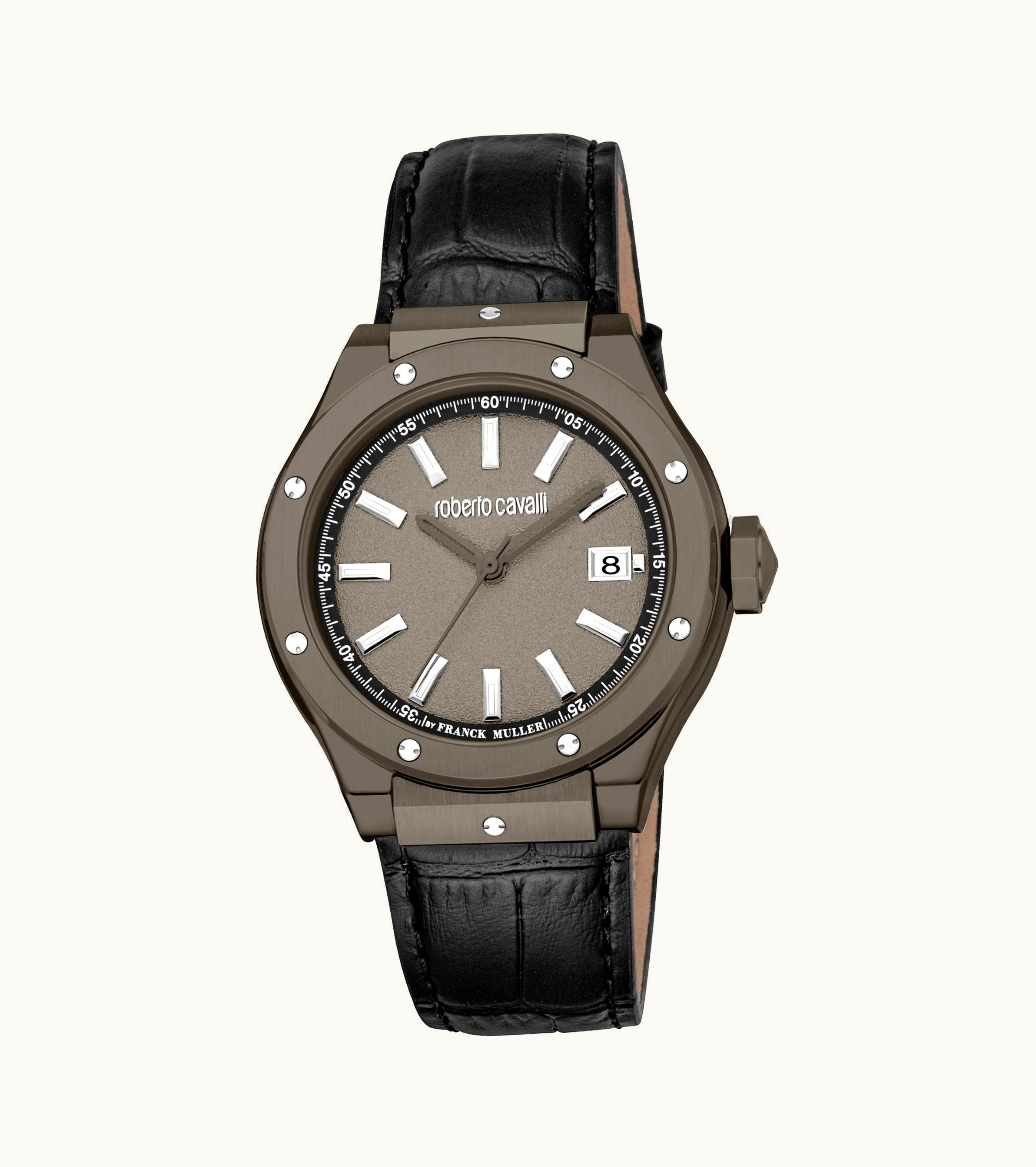 Roberto Cavalli Roberto Cavalli By Franck Muller Men Watch Black