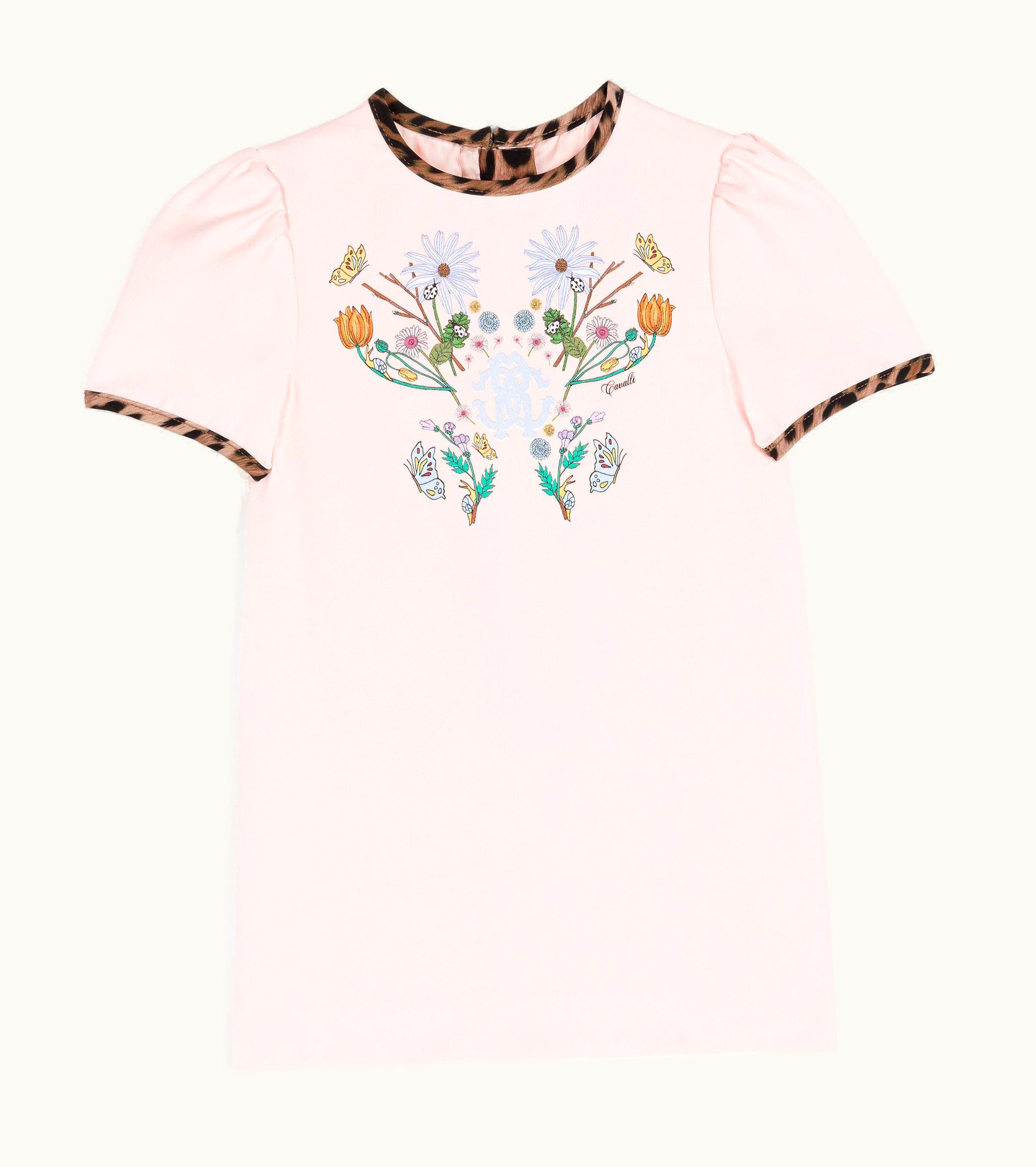 Roberto Cavalli Roberto Cavalli Rc Monogram Floral-Print Dress Baby Pink