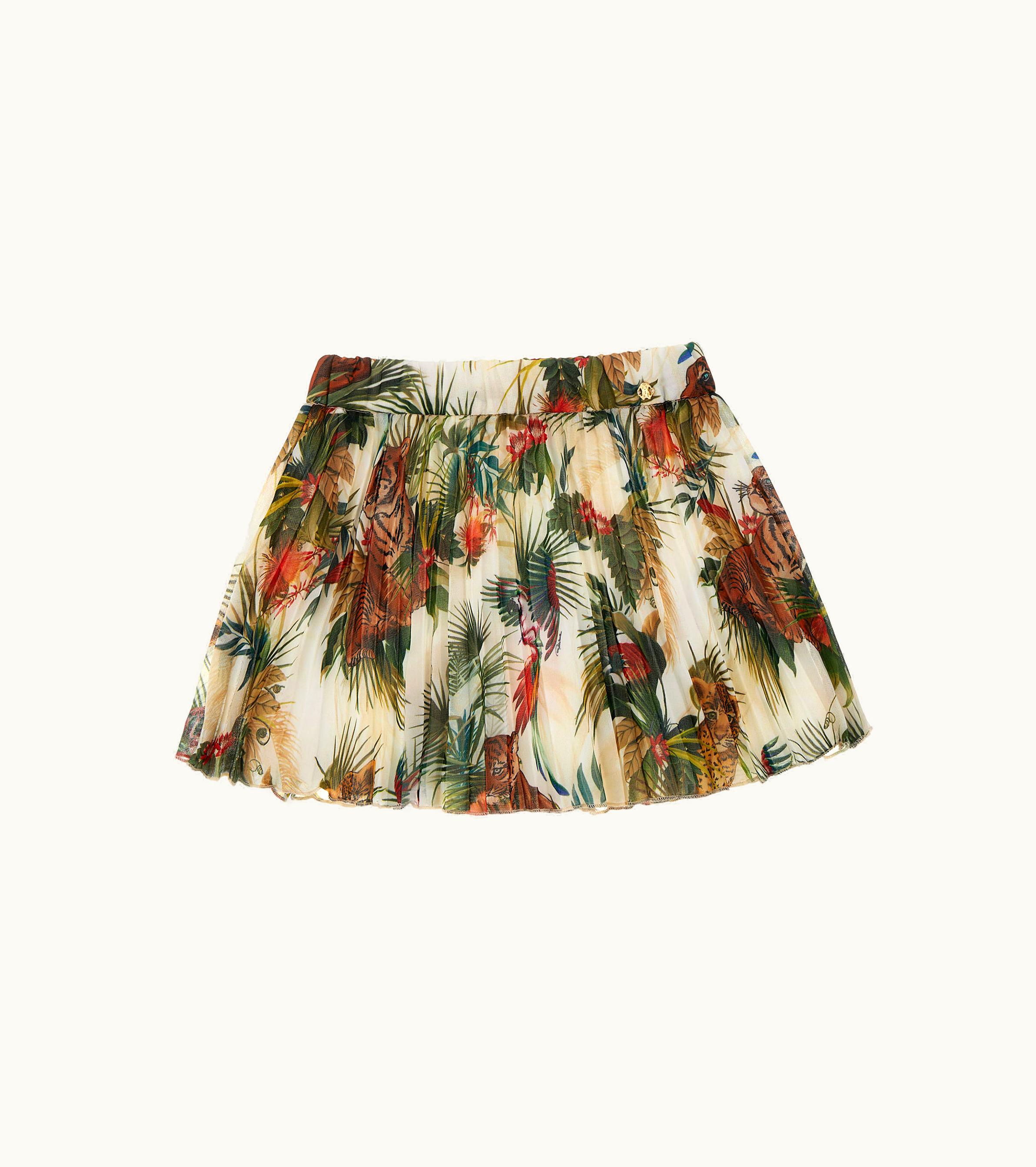 Roberto Cavalli Roberto Cavalli Mini Skirt Jungle Print Multicolor