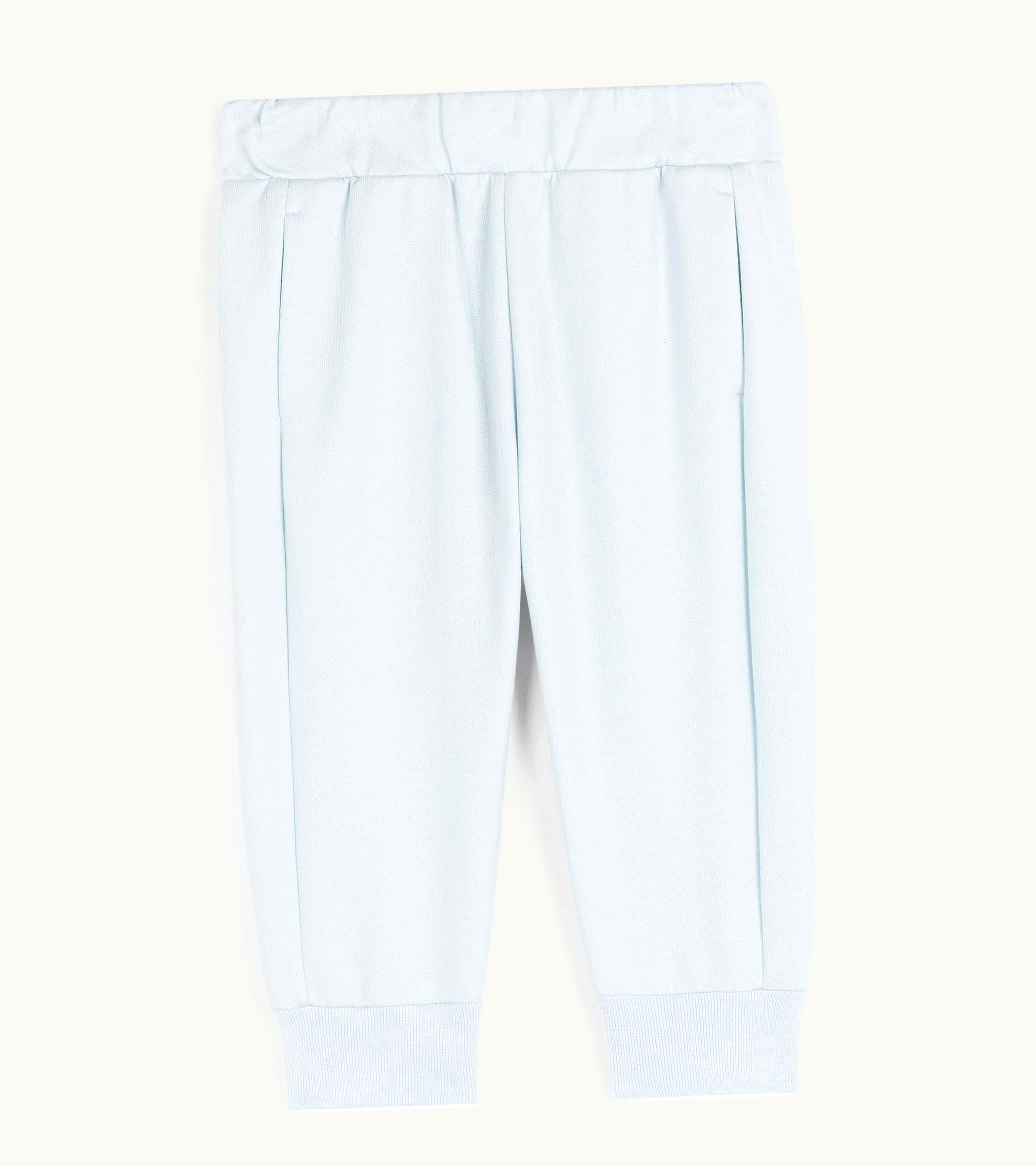 Roberto Cavalli Roberto Cavalli Rc Monogram-Print Cotton Track Pants Baby Blue