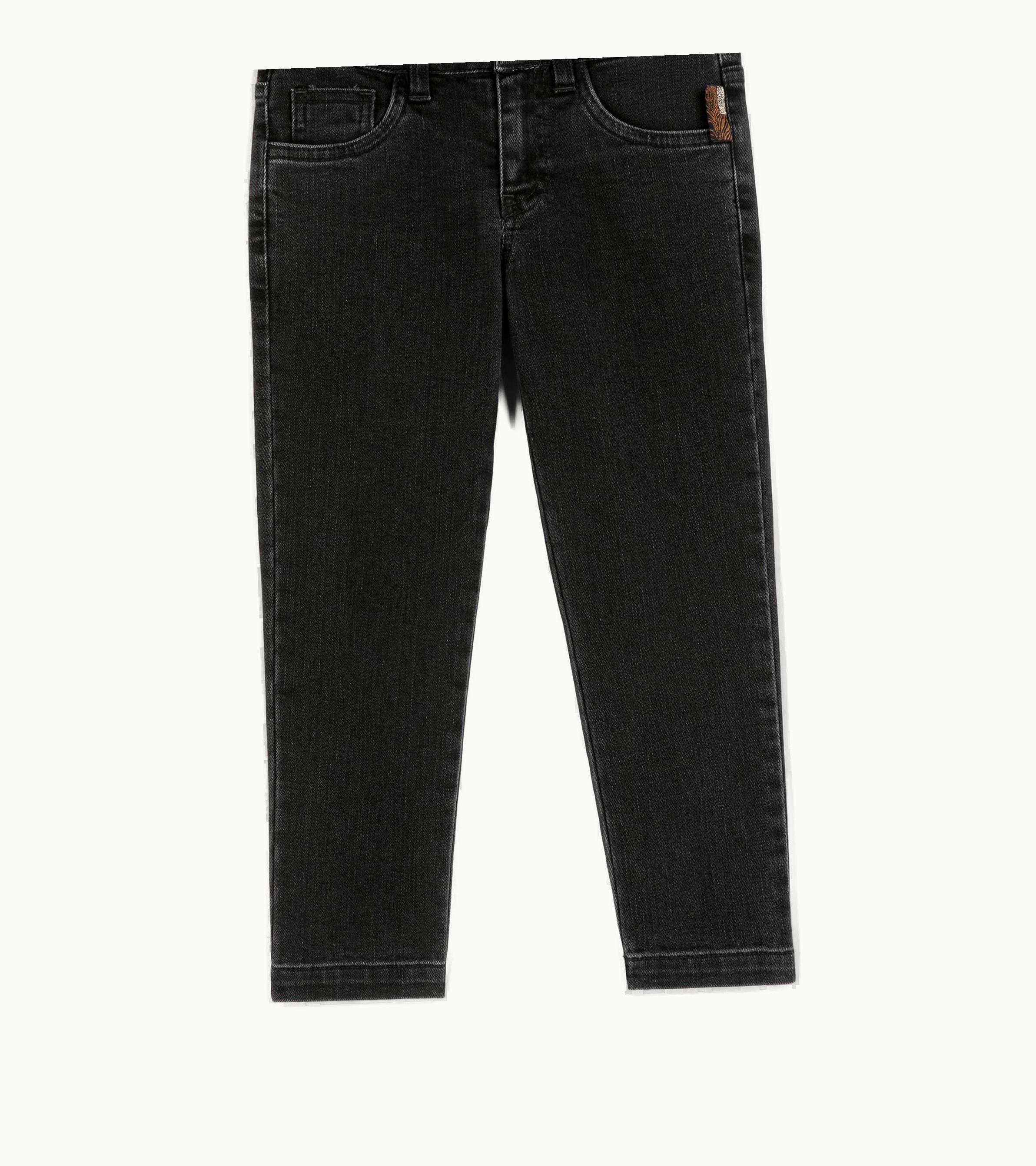 Roberto Cavalli Roberto Cavalli Logo-patch straight-leg Jeans Black