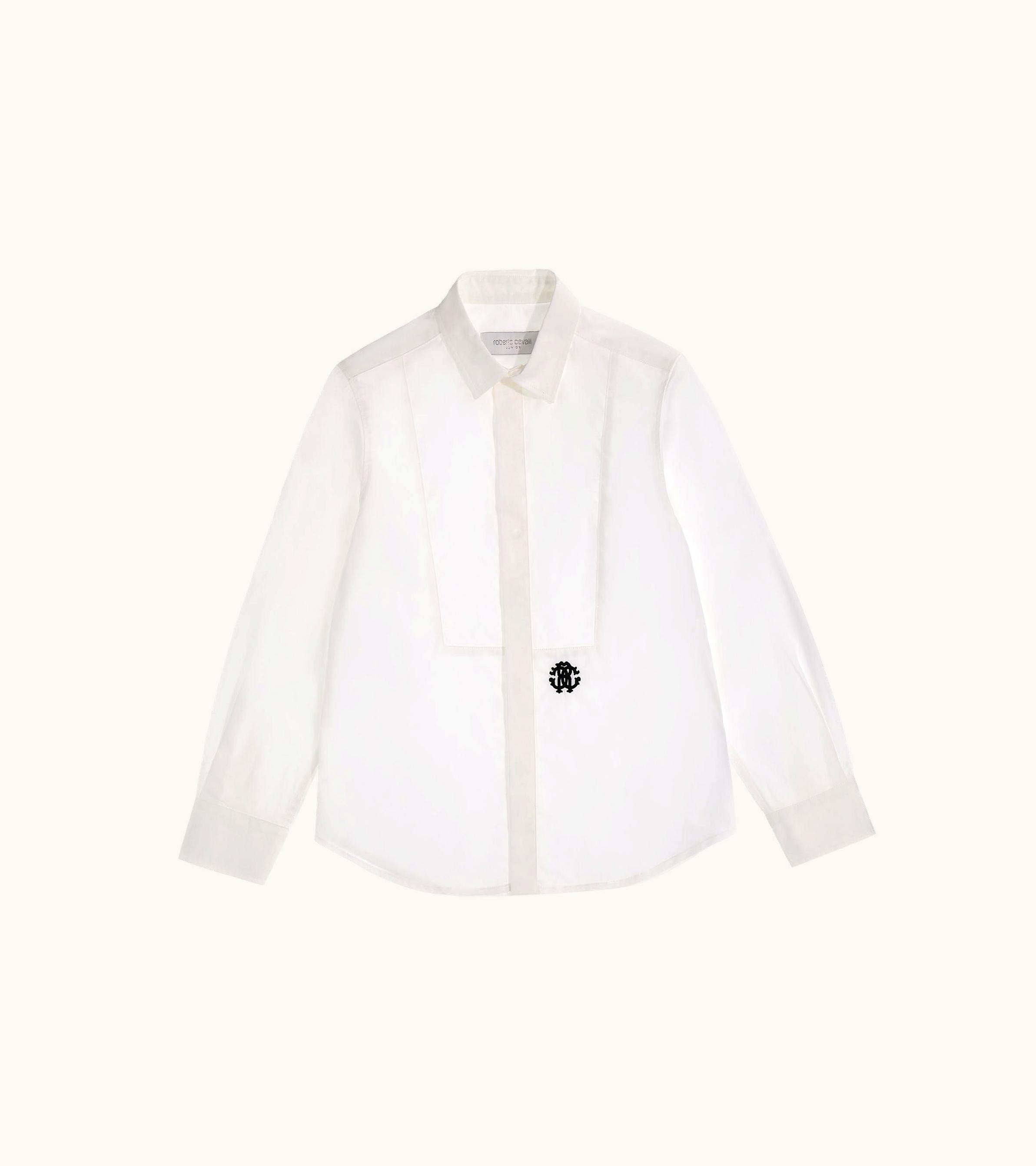 Roberto Cavalli Roberto Cavalli Shirt With Logo Optical White SJT708-CH004-00003