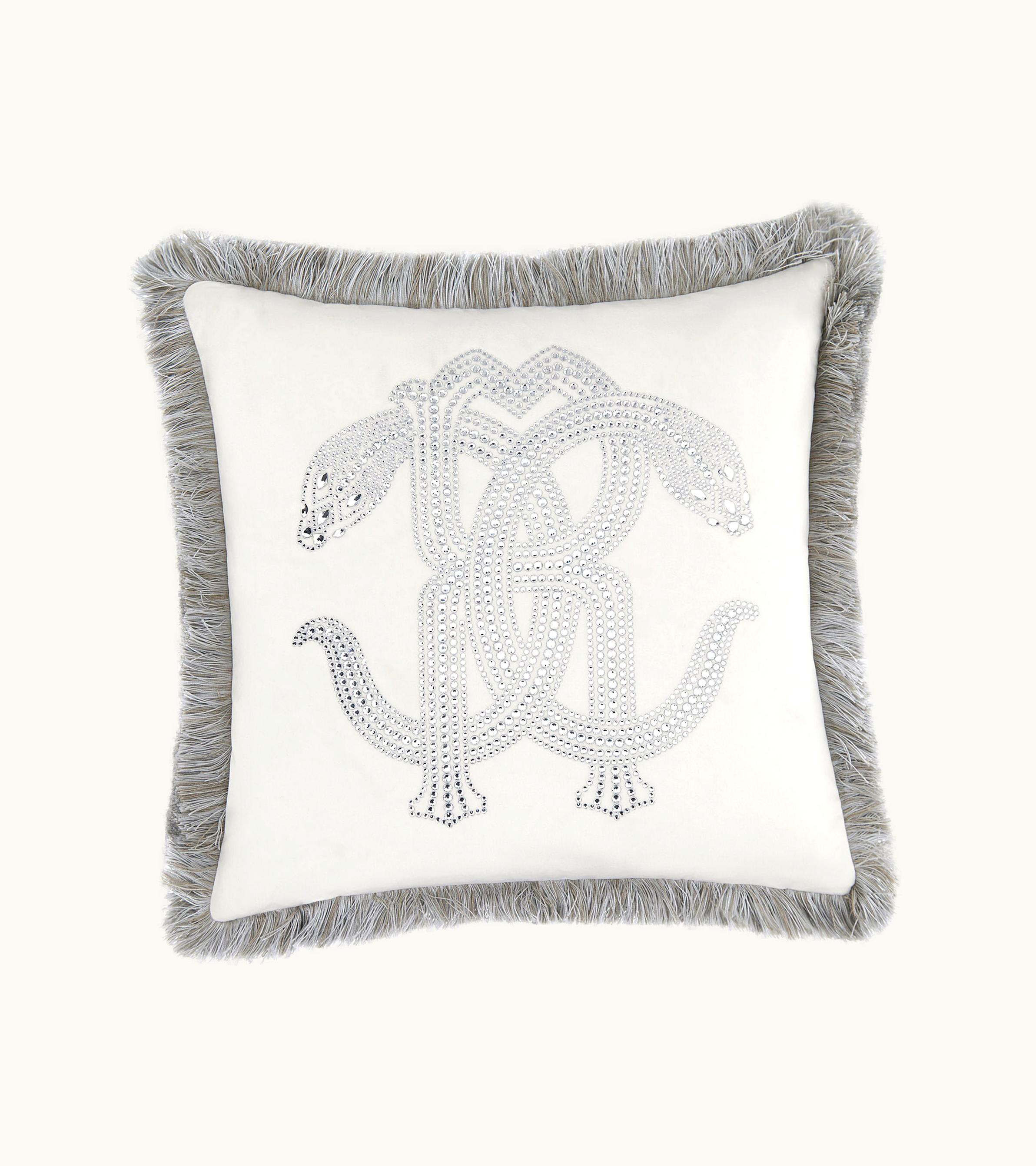 Roberto Cavalli Roberto Cavalli Crystal Serpent Cushion 40x40 | Home & Lifestyle