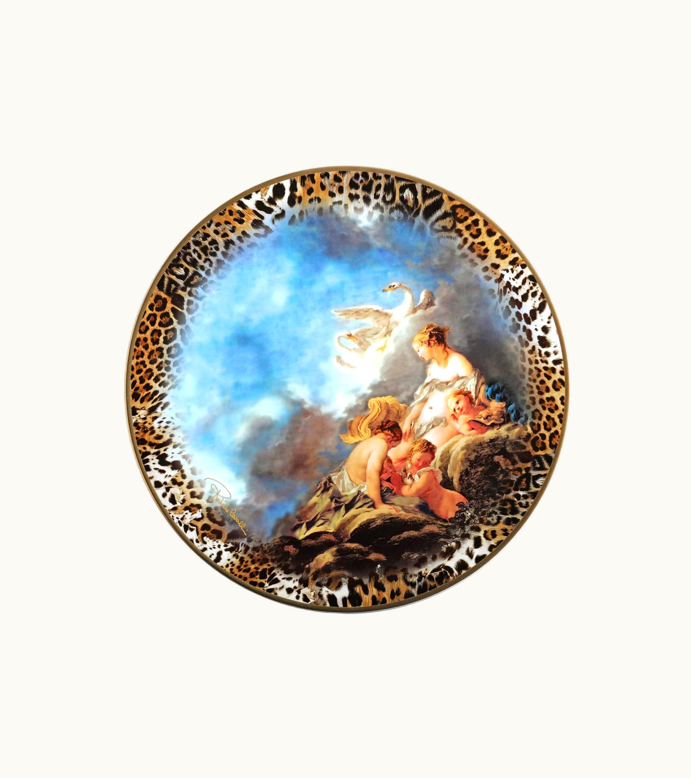 Roberto Cavalli Roberto Cavalli Wild Leda-Print Charger Plate Variante Unica