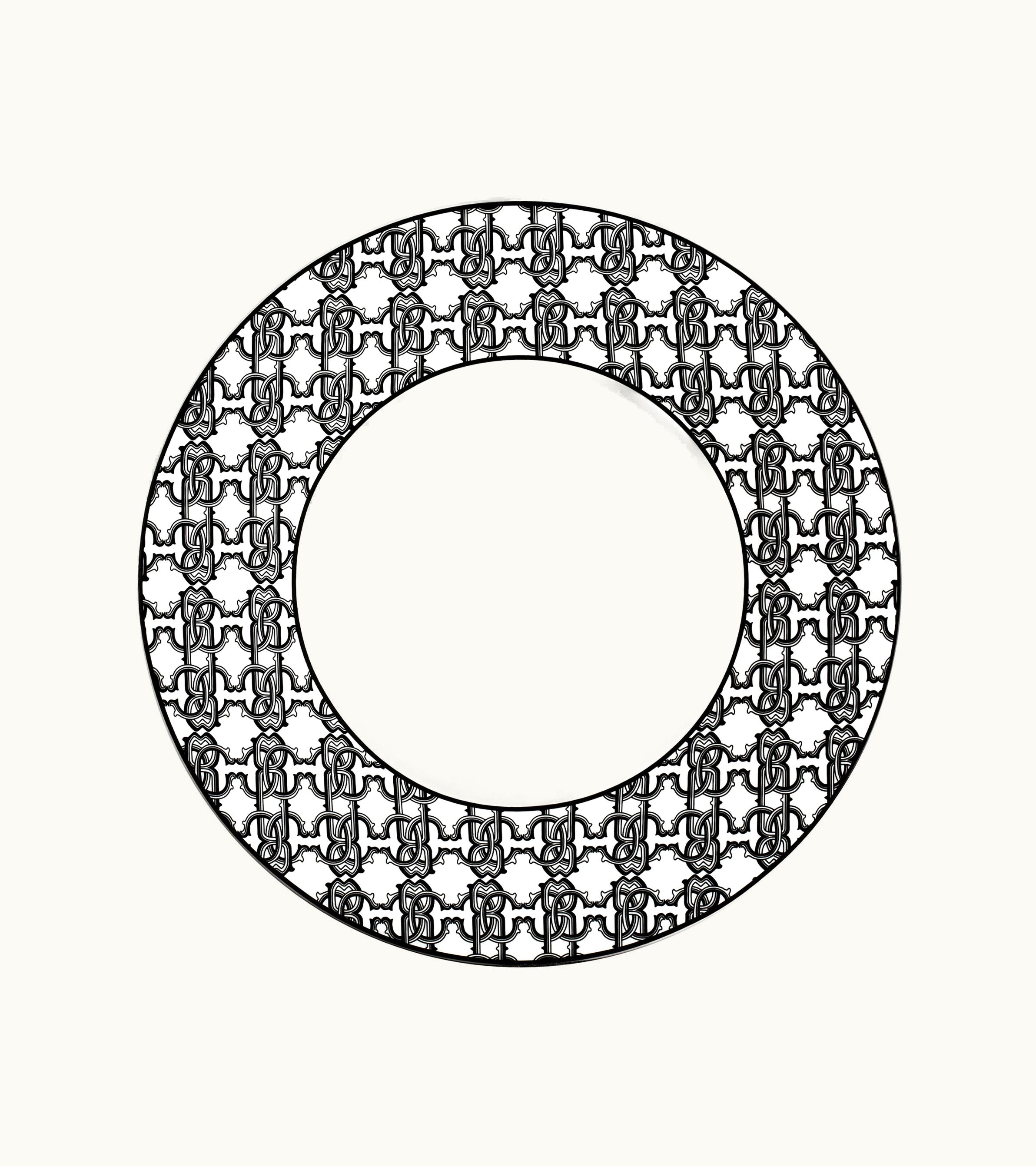 Roberto Cavalli Roberto Cavalli Monogram Black - 2 Dinner Plates Set | Home & Lifestyle