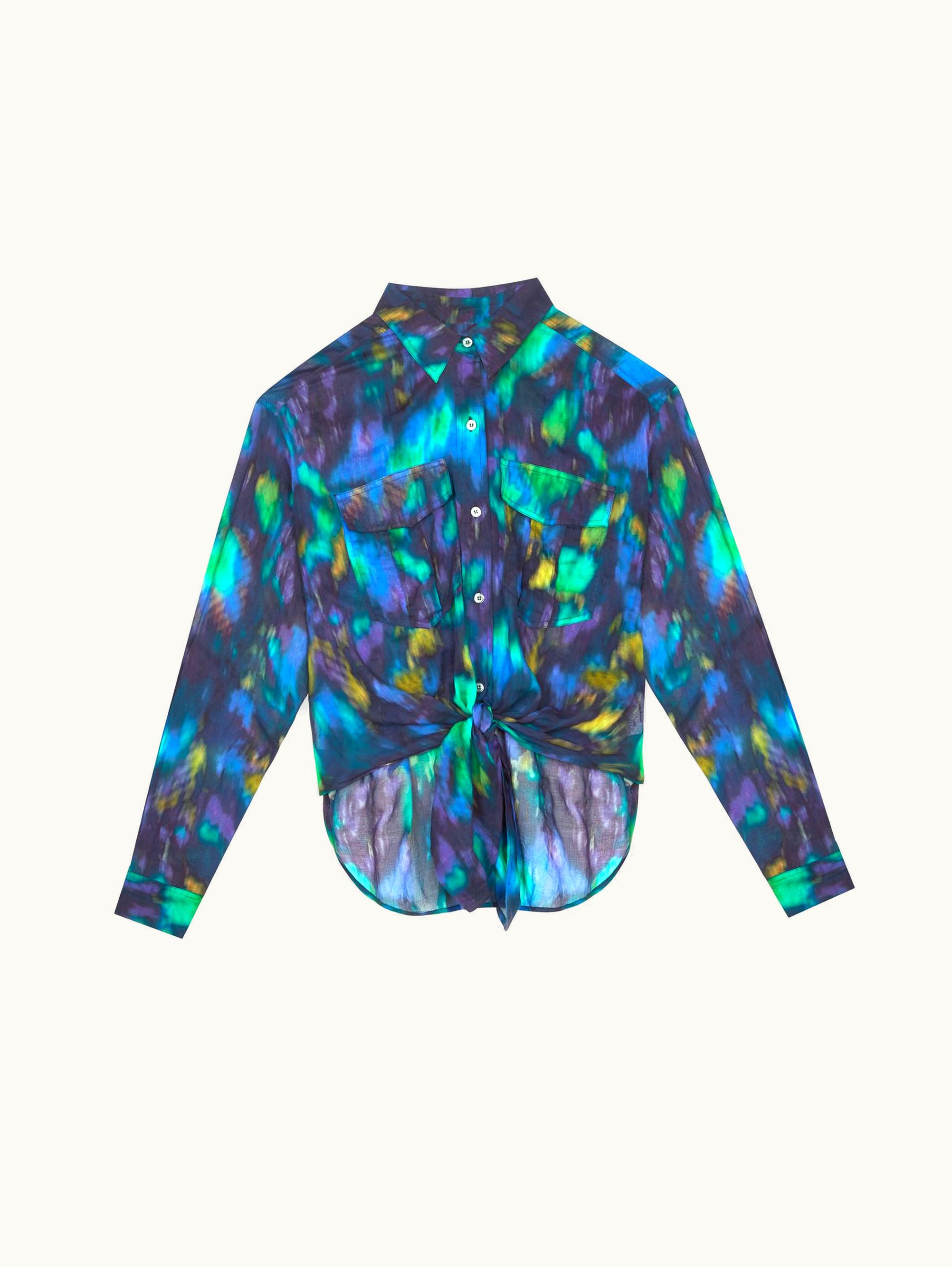 Isabel Marant Isabel Marant Nath Shirt Blue / Green