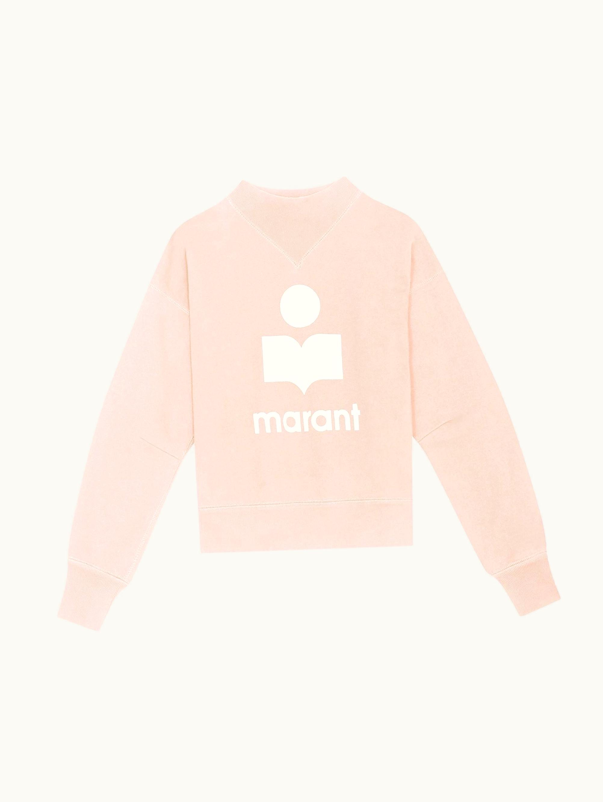 Isabel Marant Isabel Marant Moby Logo Sweatshirt Pearl Rose / Ecru