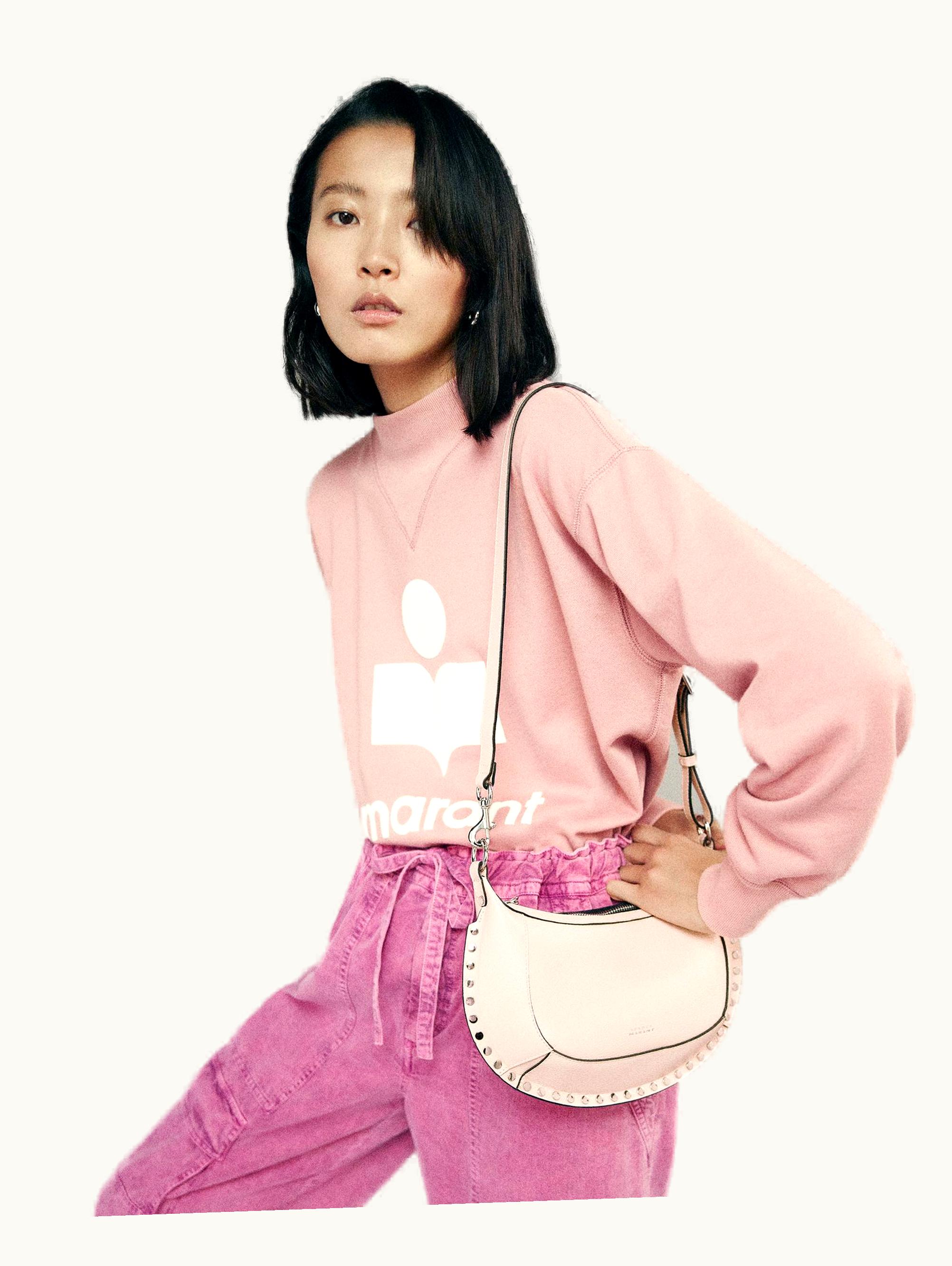 Isabel Marant Isabel Marant Moby Logo Sweatshirt Light Pink