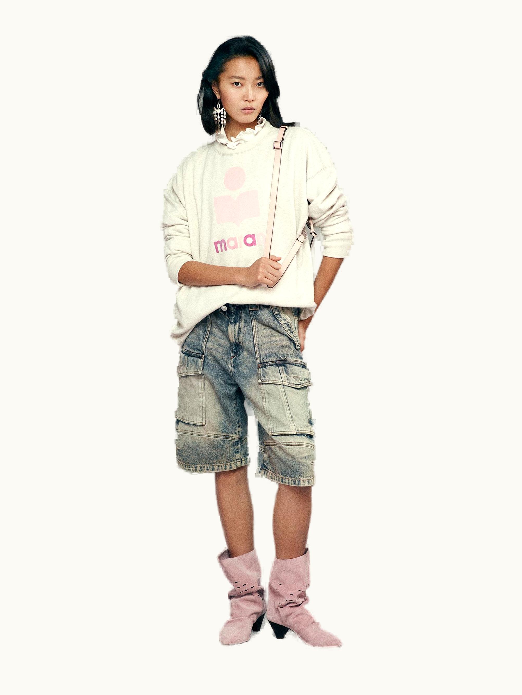 Isabel Marant Isabel Marant Mindy Logo Sweatshirt Ecru