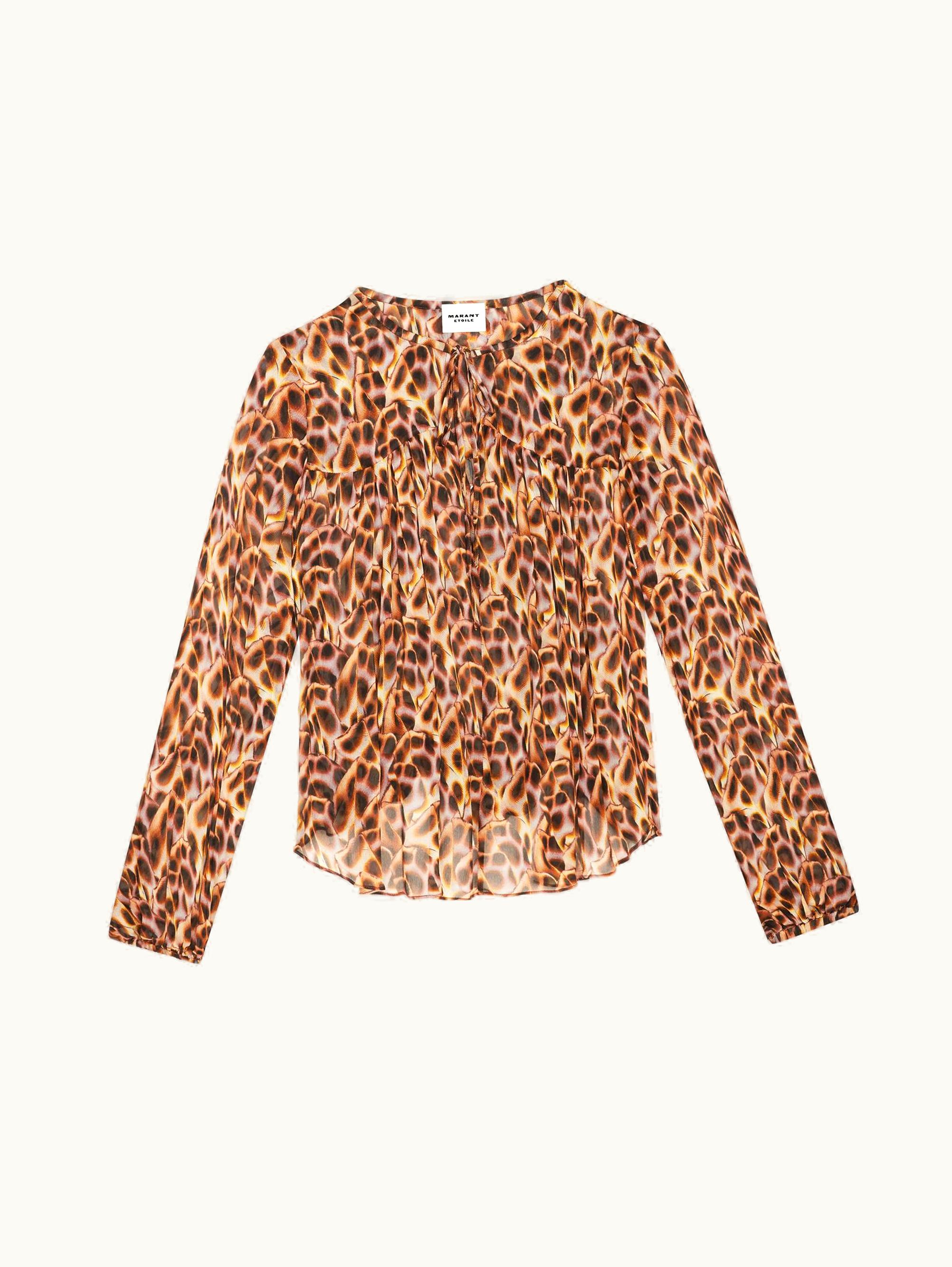 Isabel Marant Isabel Marant Daytonea Top Ochre HT0129FAB1J11E10OE