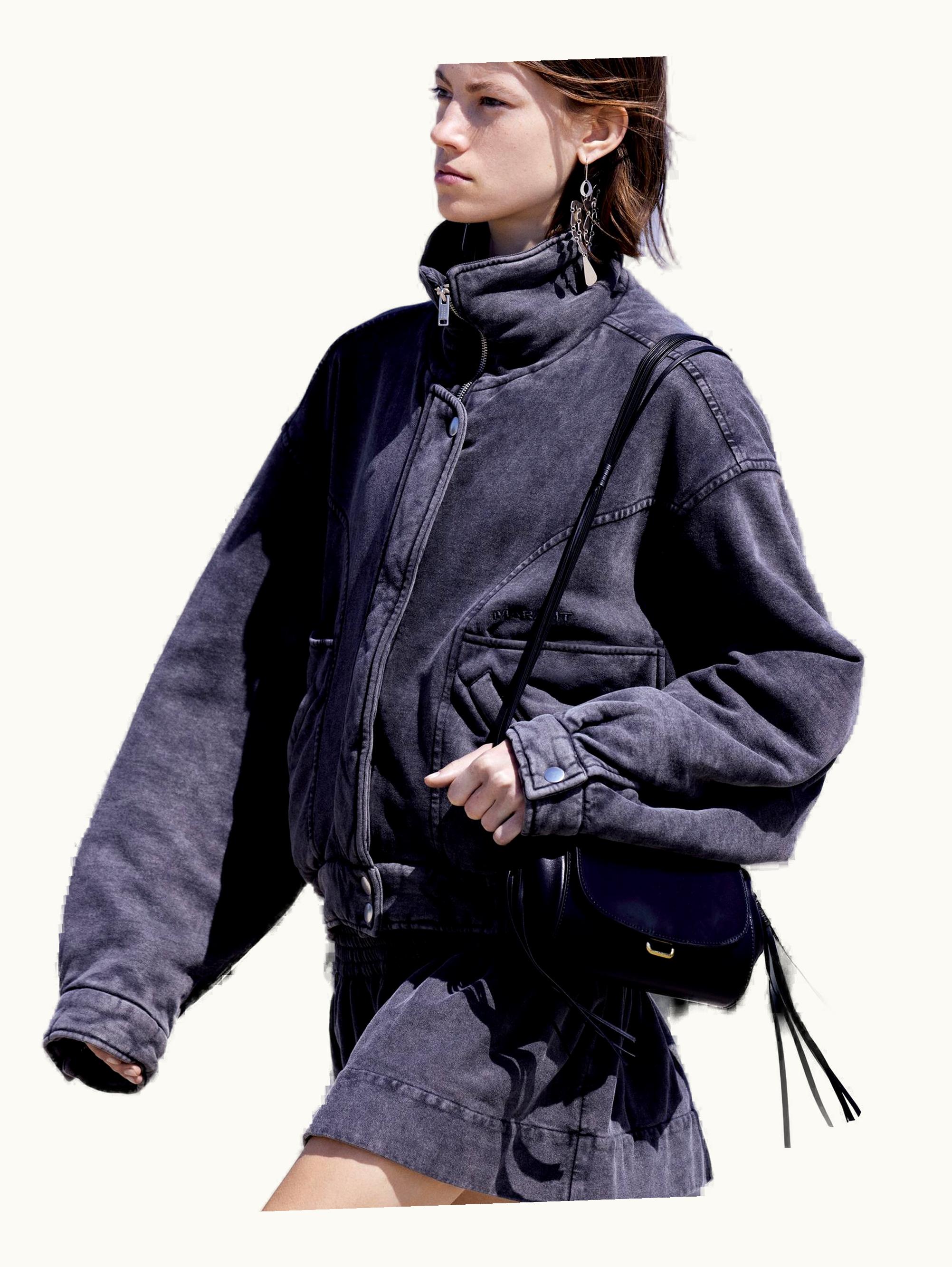 Isabel Marant Isabel Marant Titea Fluid Denim Shorts Grey