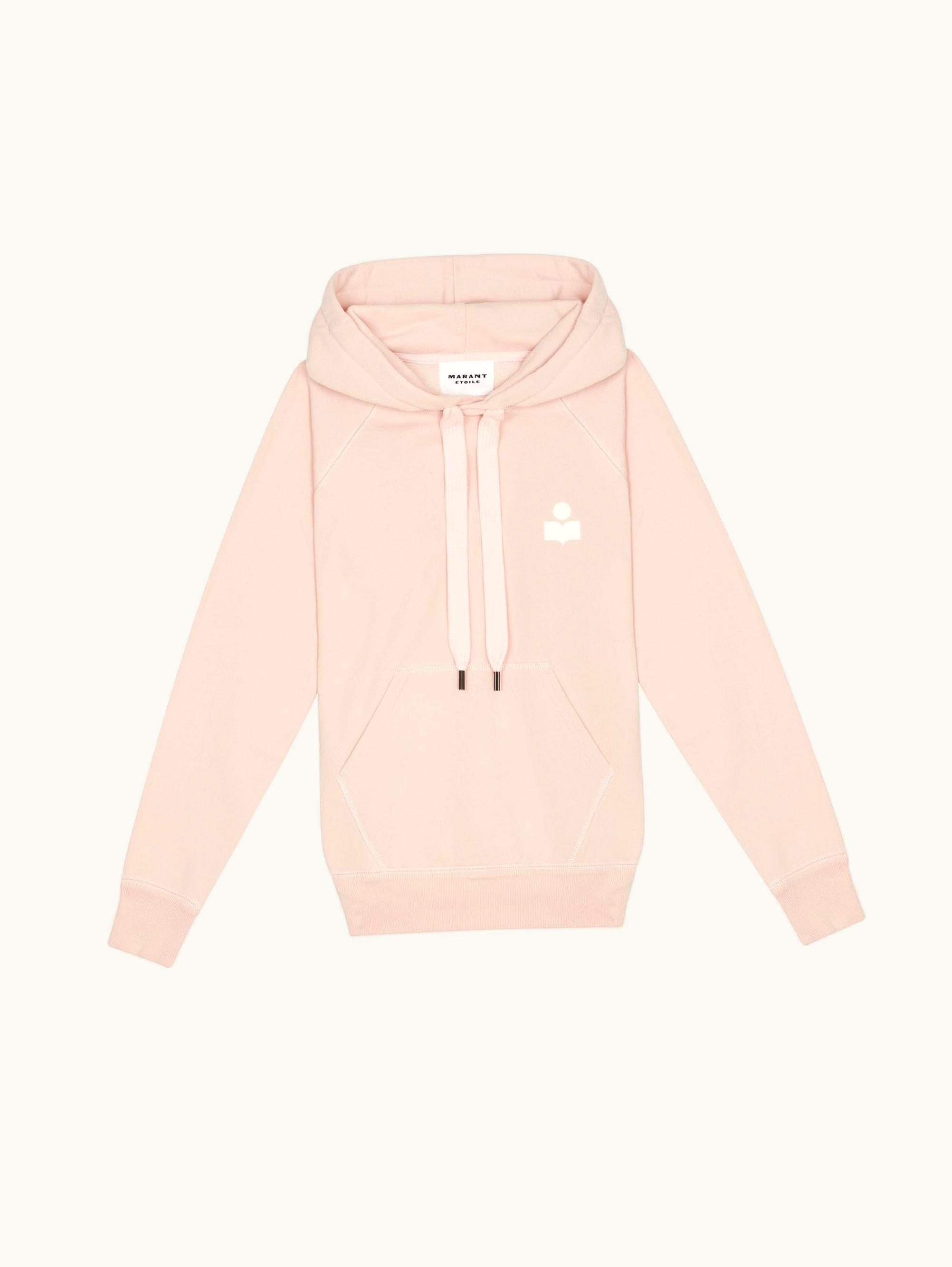 Isabel Marant Isabel Marant Malibu Logo Hoodie Sweatshirt Pearl Rose / Ecru