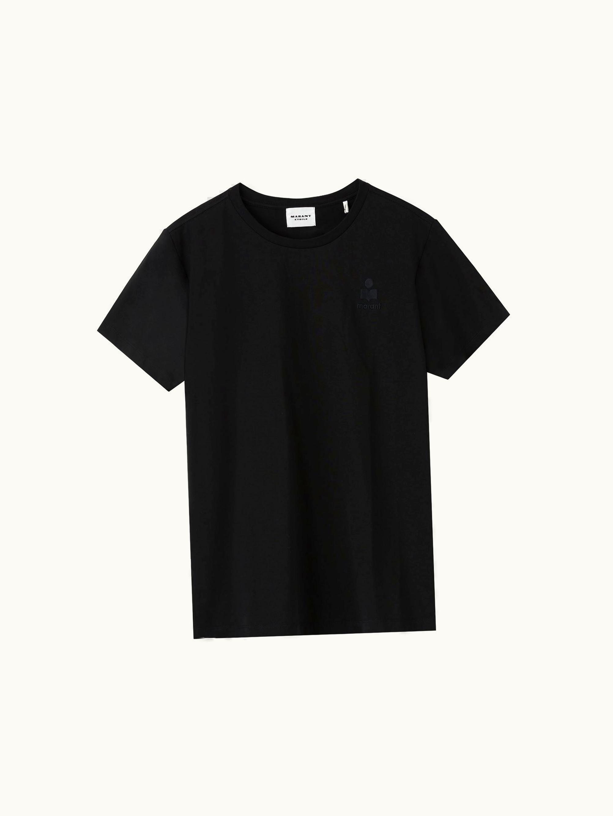 Isabel Marant Isabel Marant Aby Logo Cotton TEE-SHIRT Black