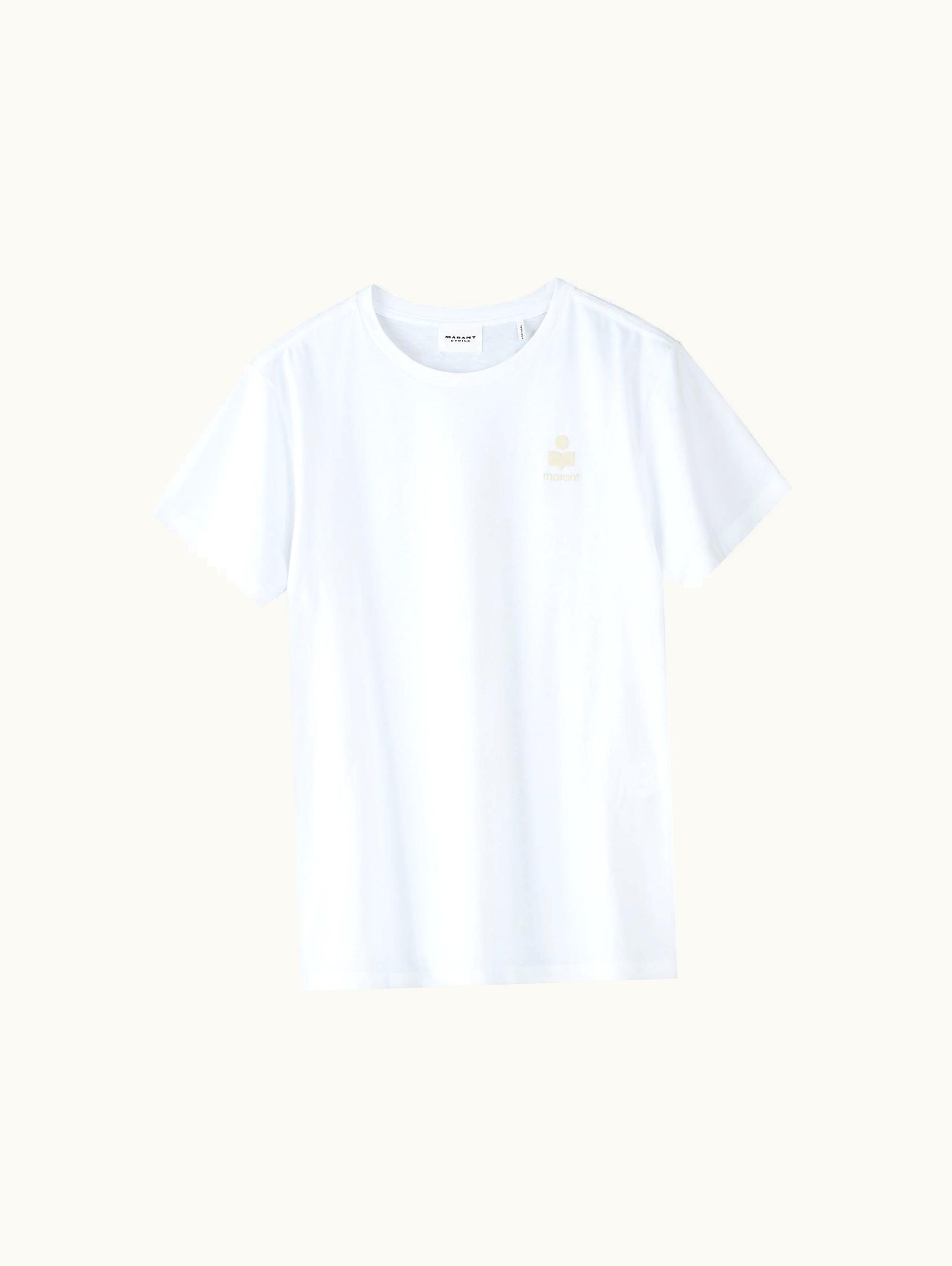 Isabel Marant Isabel Marant Aby Logo Cotton TEE-SHIRT White