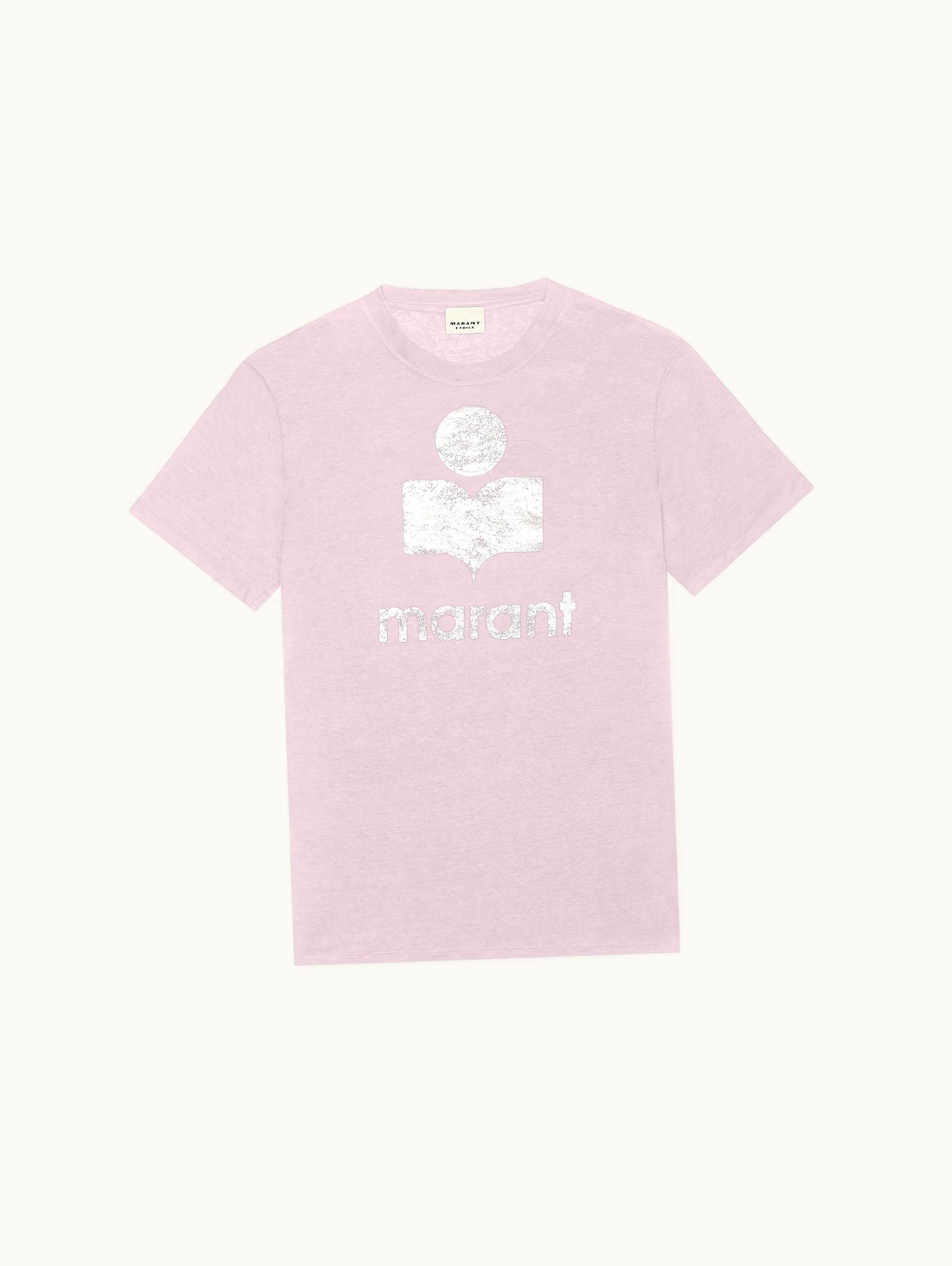 Isabel Marant Isabel Marant Zewel Logo TEE-SHIRT Pearl Rose / Silver